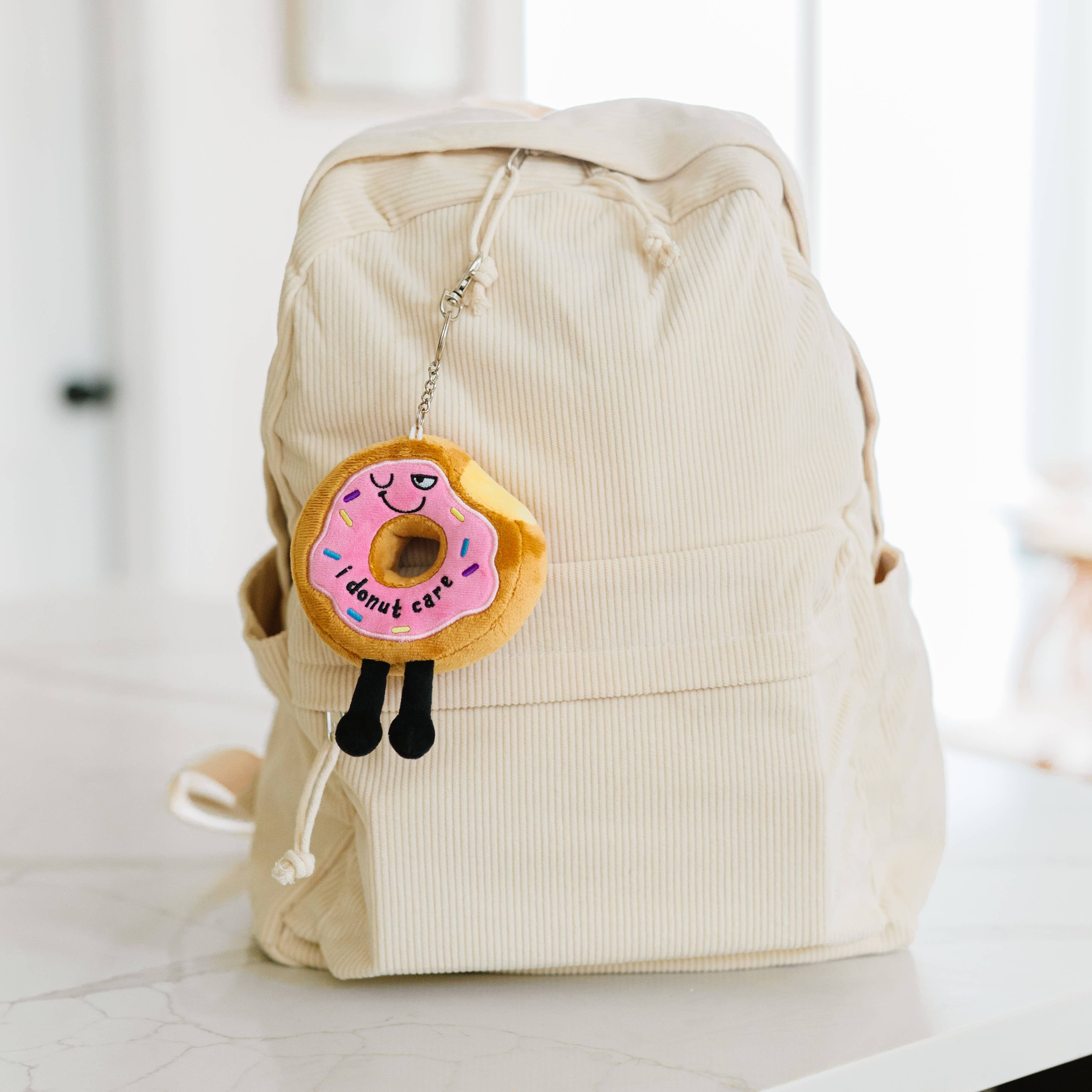 Plush Donut Cute Bag Charm Soft Cuddly Toy Funny Gift