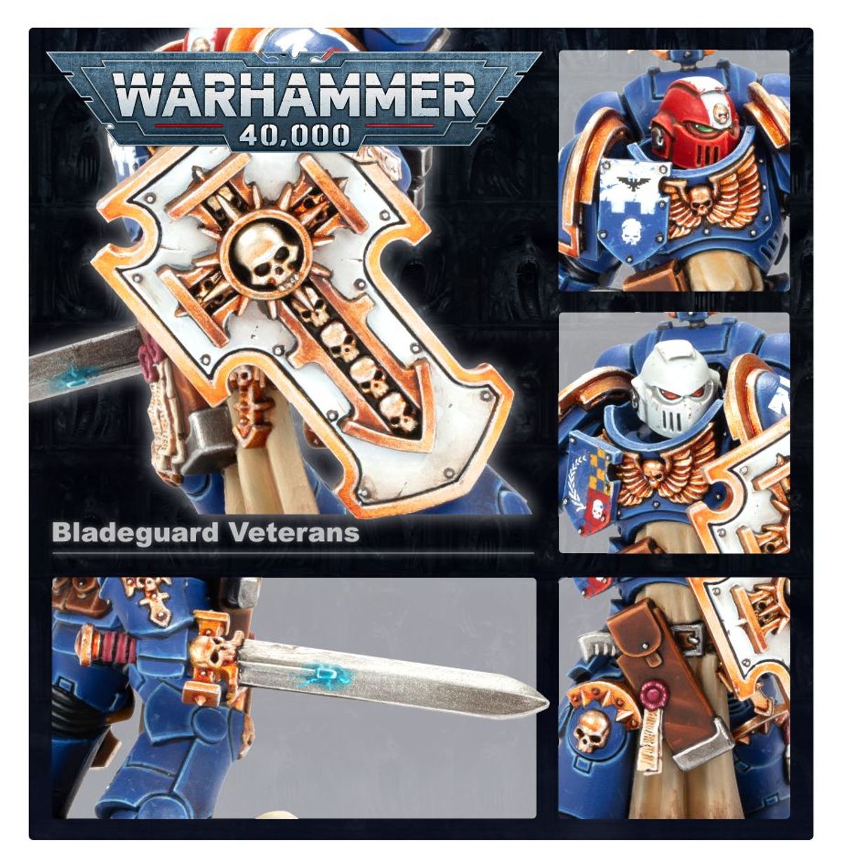 Warhammer 40K: Space Marines Bladeguard Veterans