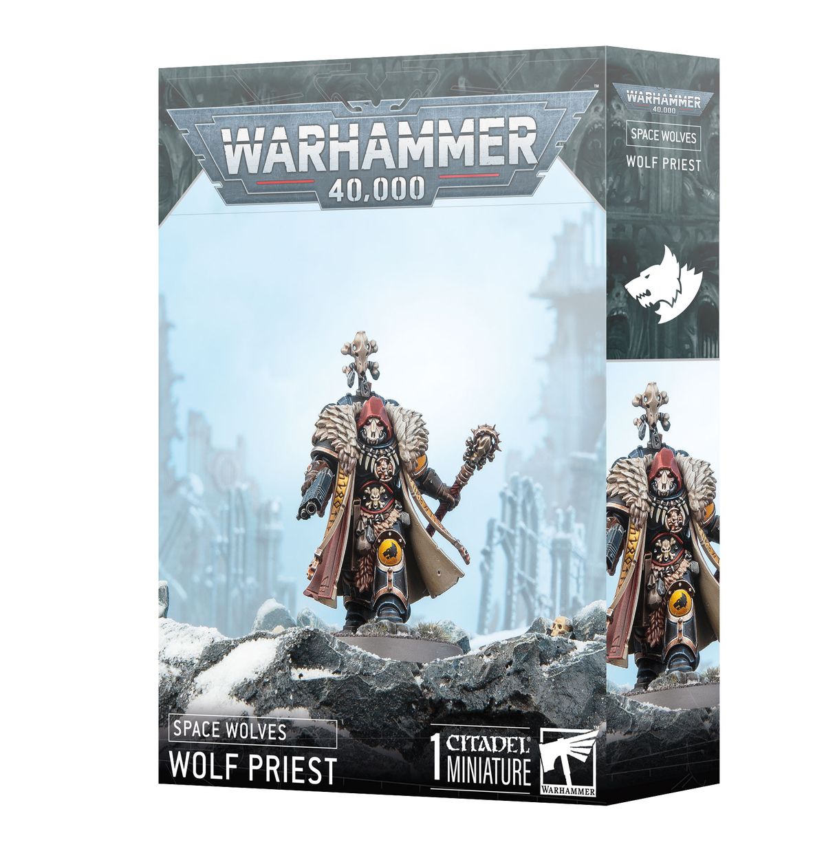 Warhammer 40000 Space Wolves Sacerdote Lobo