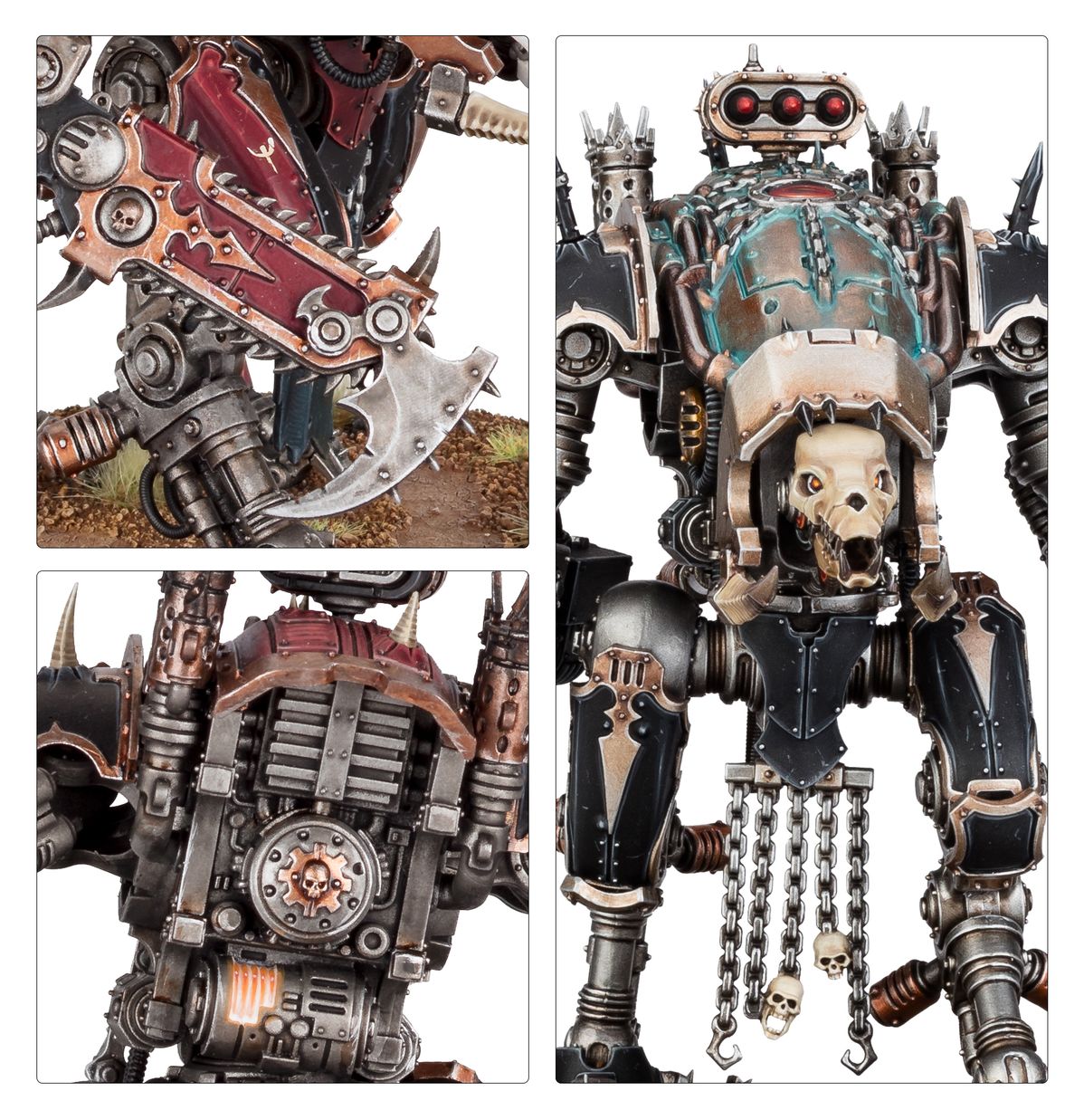 Lanza de manada de perros de los Caballeros del Caos de Warhammer 40000