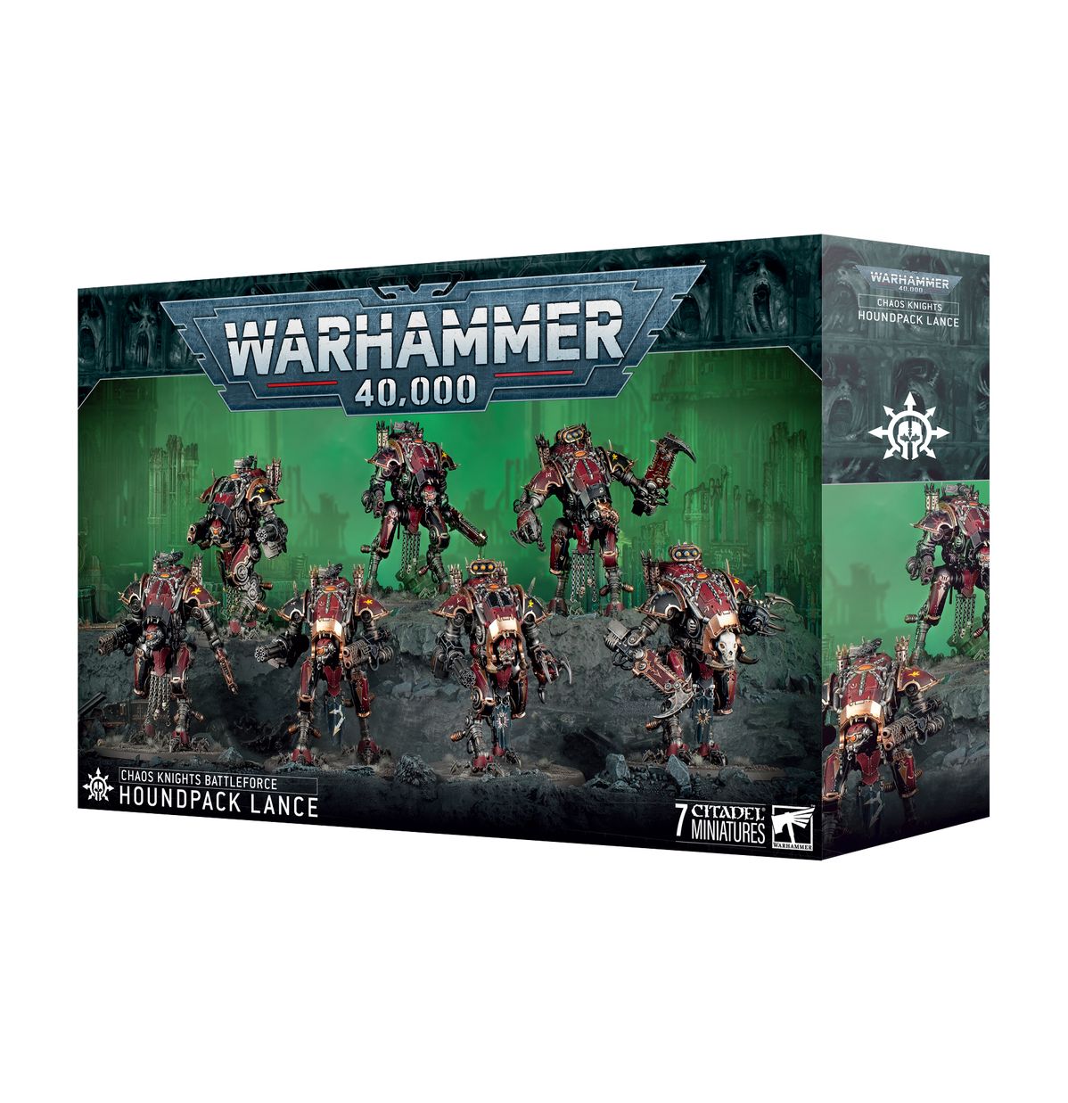 Lanza de manada de perros de los Caballeros del Caos de Warhammer 40000