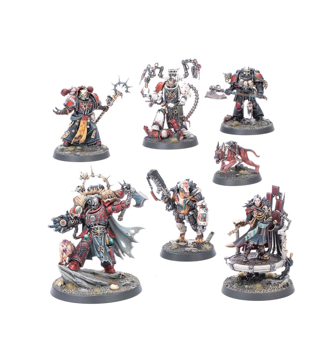 Warhammer 40000 Chaos Space Marines Huron Blackheart And The Masters Of The Maelstrom