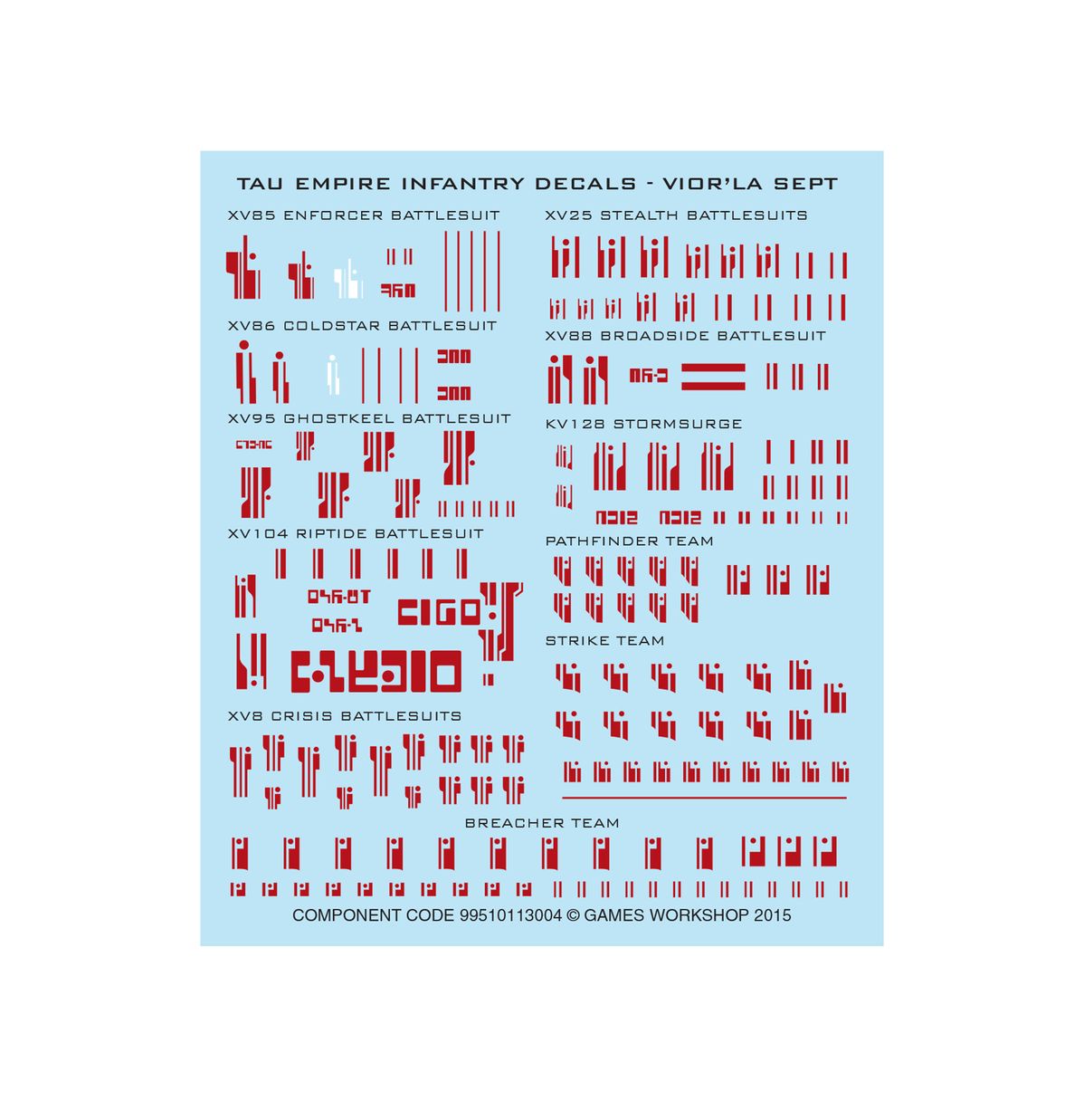 Warhammer 40000 T'AU Empire Battleforce Farsight Cadre