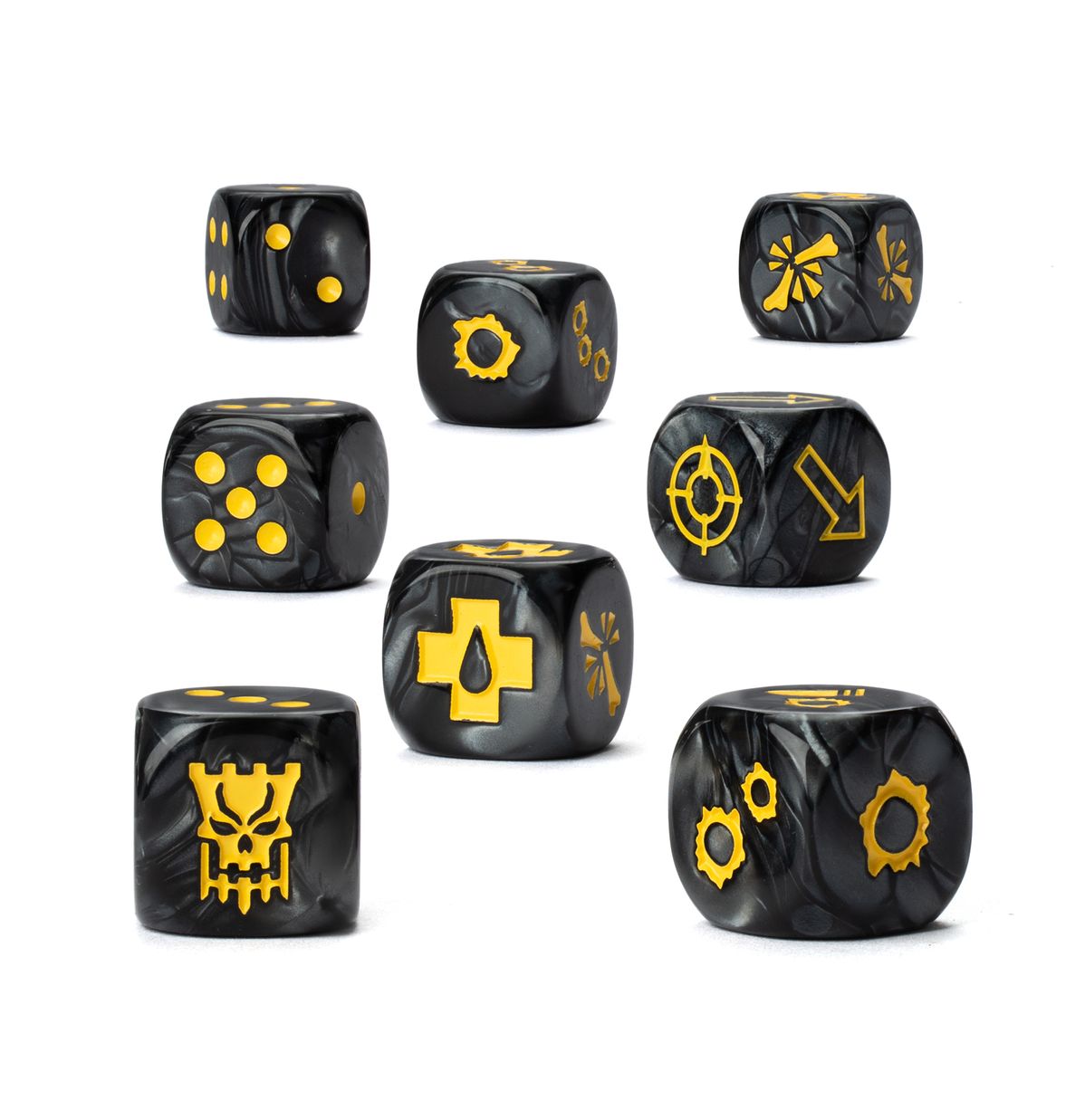 Warhammer Necromunda Basyions of Law Dice Set