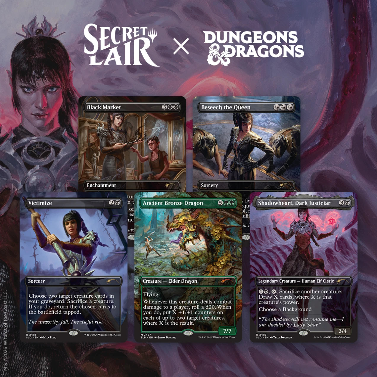Magic the Gathering: Secret Lair Drop Series - Shadowheart's Devotion - NON FOIL