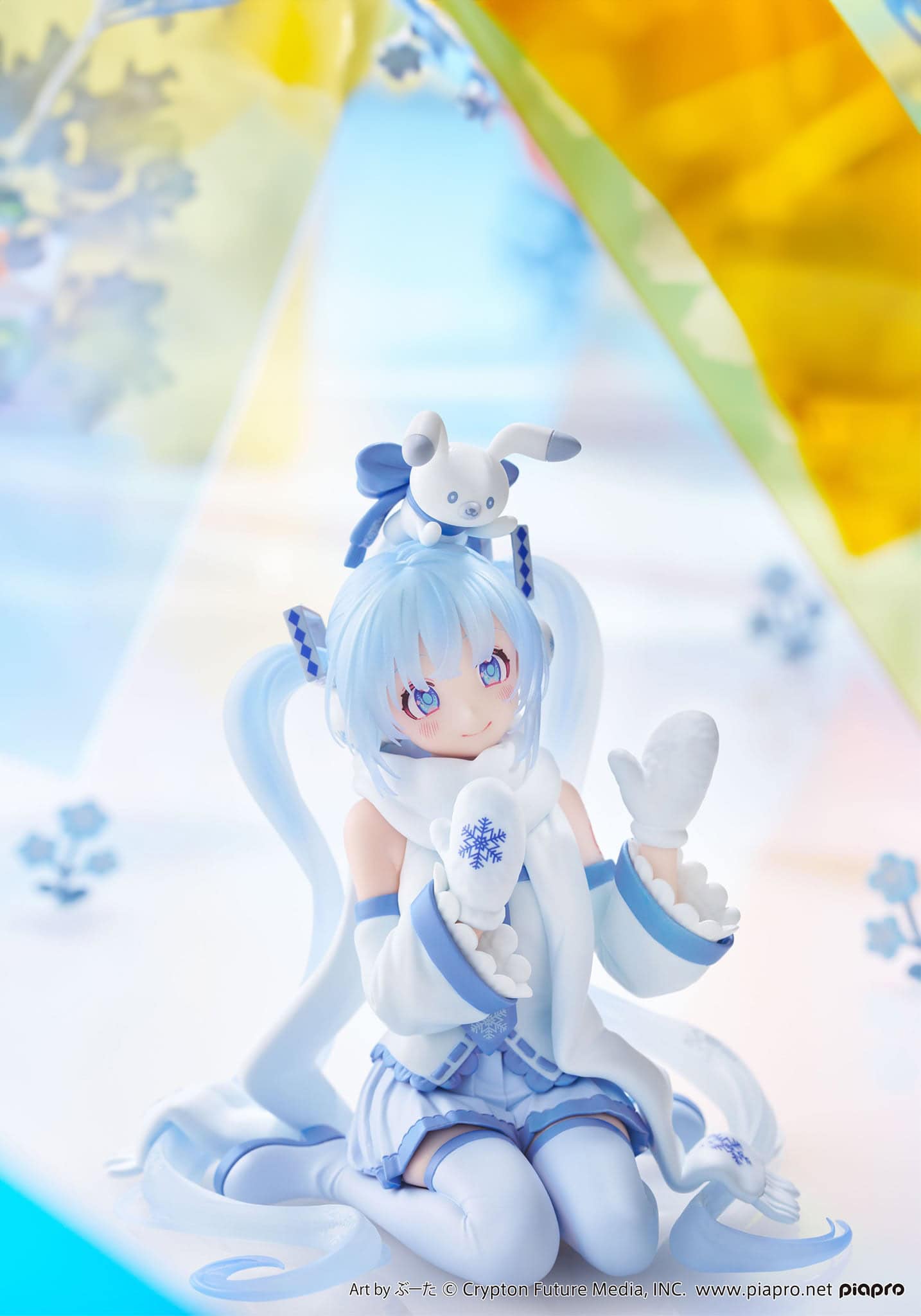 Hatsune Miku Noodle Stopper Figure -SNOW MIKU Sky Town 10th ver.-