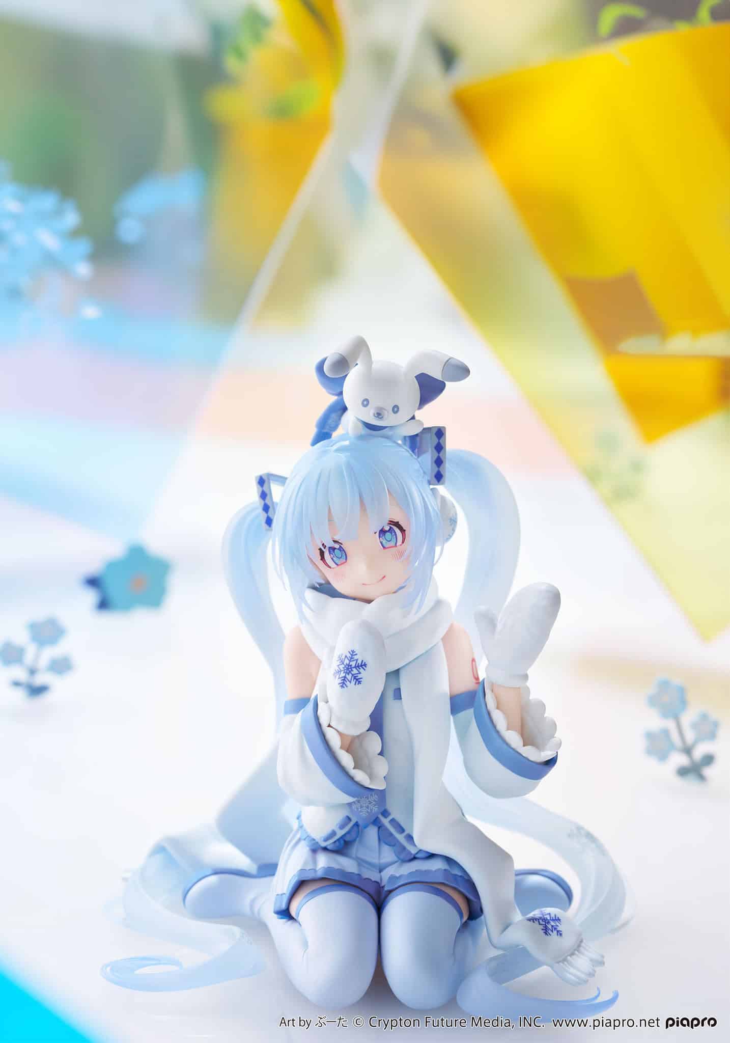 Hatsune Miku Noodle Stopper Figure -SNOW MIKU Sky Town 10th ver.-