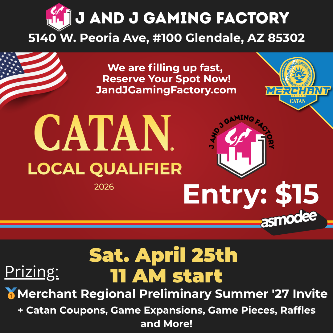 CATAN Championship Event ENTRY April 25th 2026