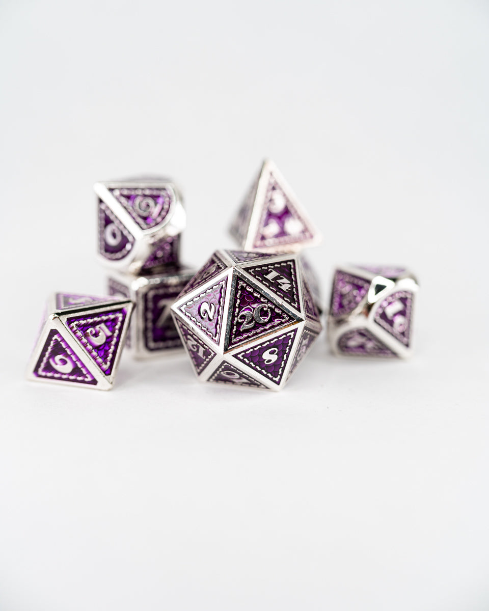 Witches Brew | 7 Piece Metal Dice Set - Emberglow Gaming