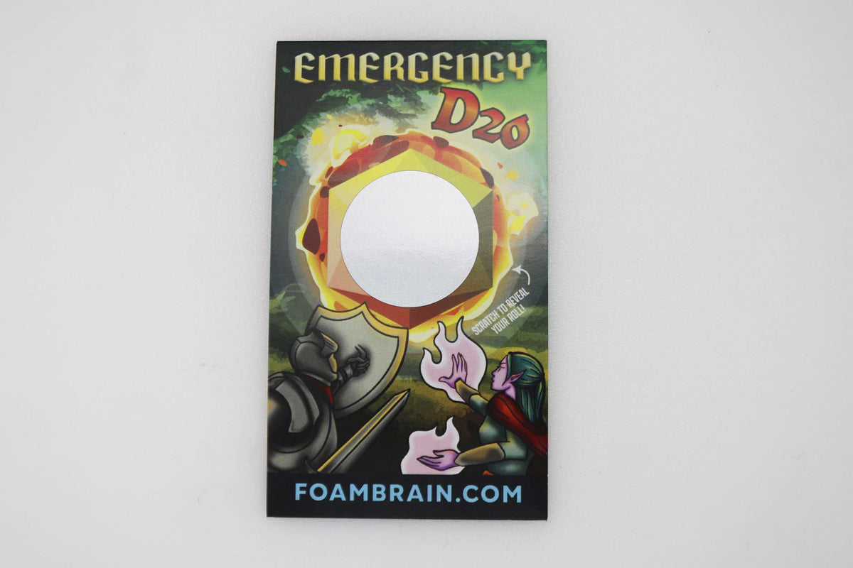 Emergency D20 Scratch Off Card