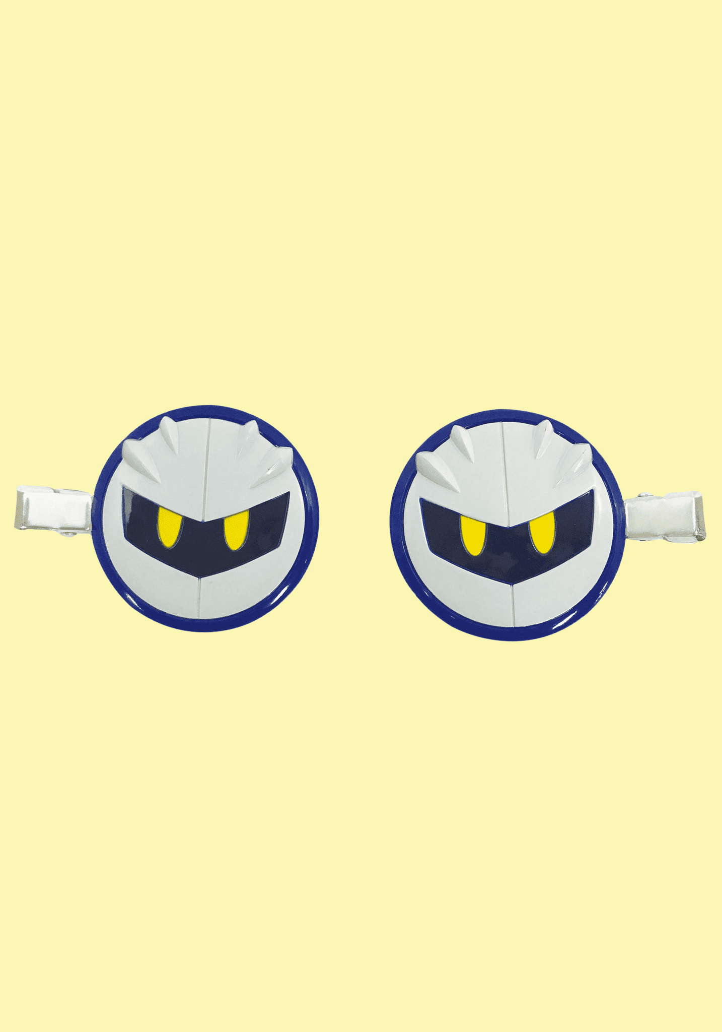 Kirby Hair Clip 2pcs Set (Meta Knight)