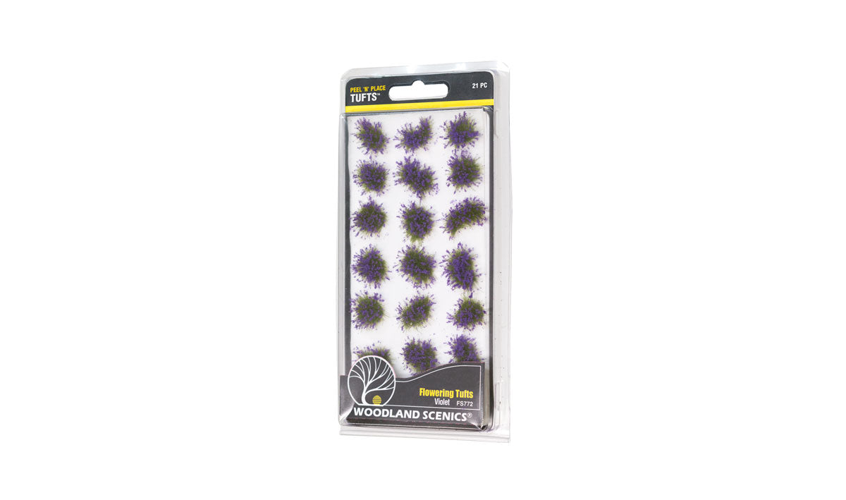Peel 'N' Place Tufts Flowering Tufts - Violet