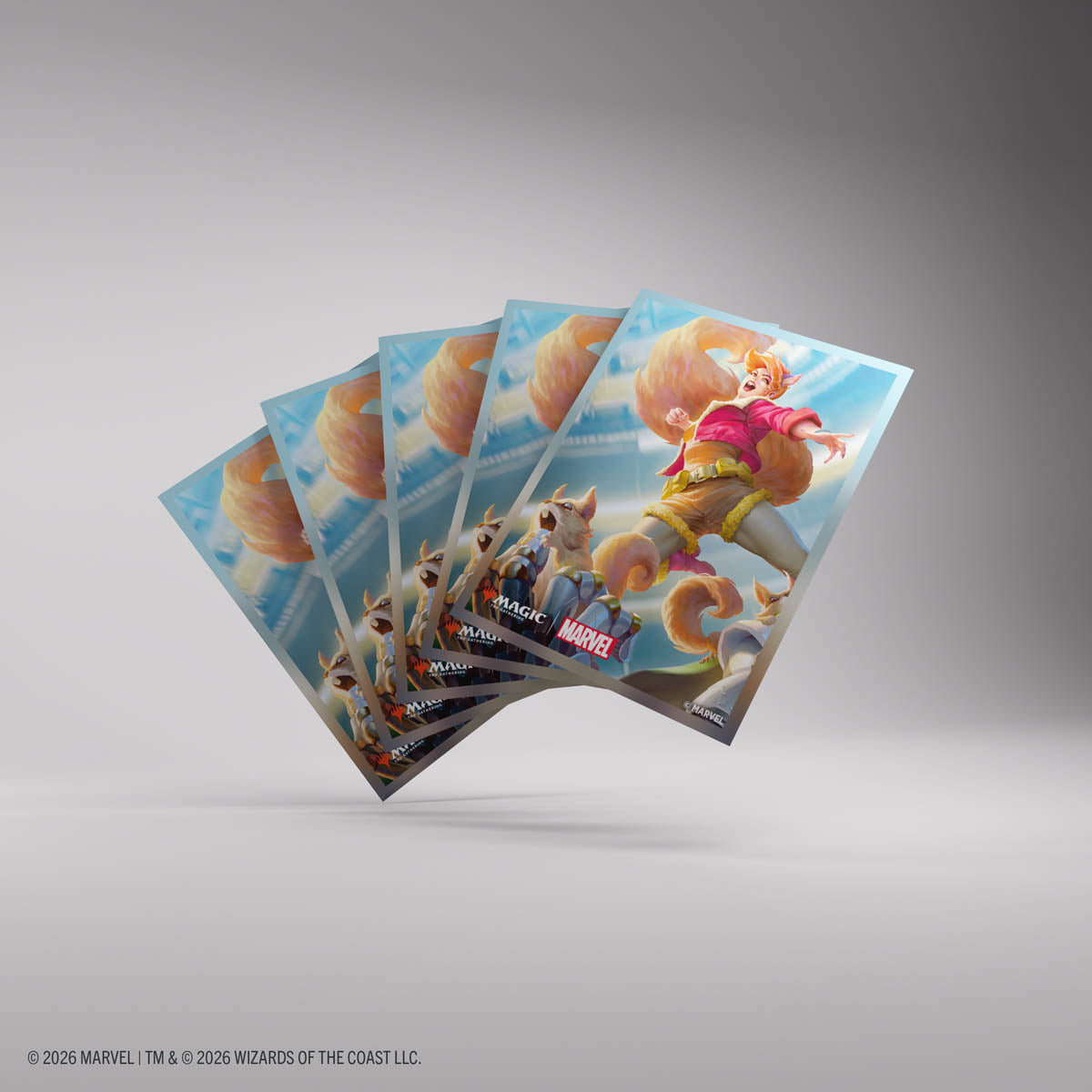 Gamegenic: Magic The Gathering: Msh Marvel Super Heroes: Premium Art Sleeves: Go Nuts! image 3