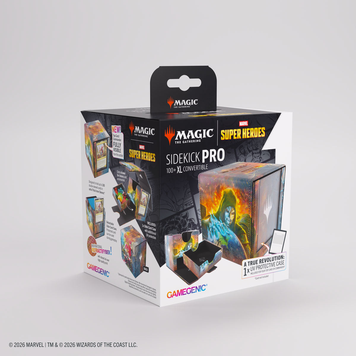 Gamegenic: Magic The Gathering: Msh Marvel Super Heroes: Sidekick Pro 100 Xl: Doom Reigns Supreme image 26