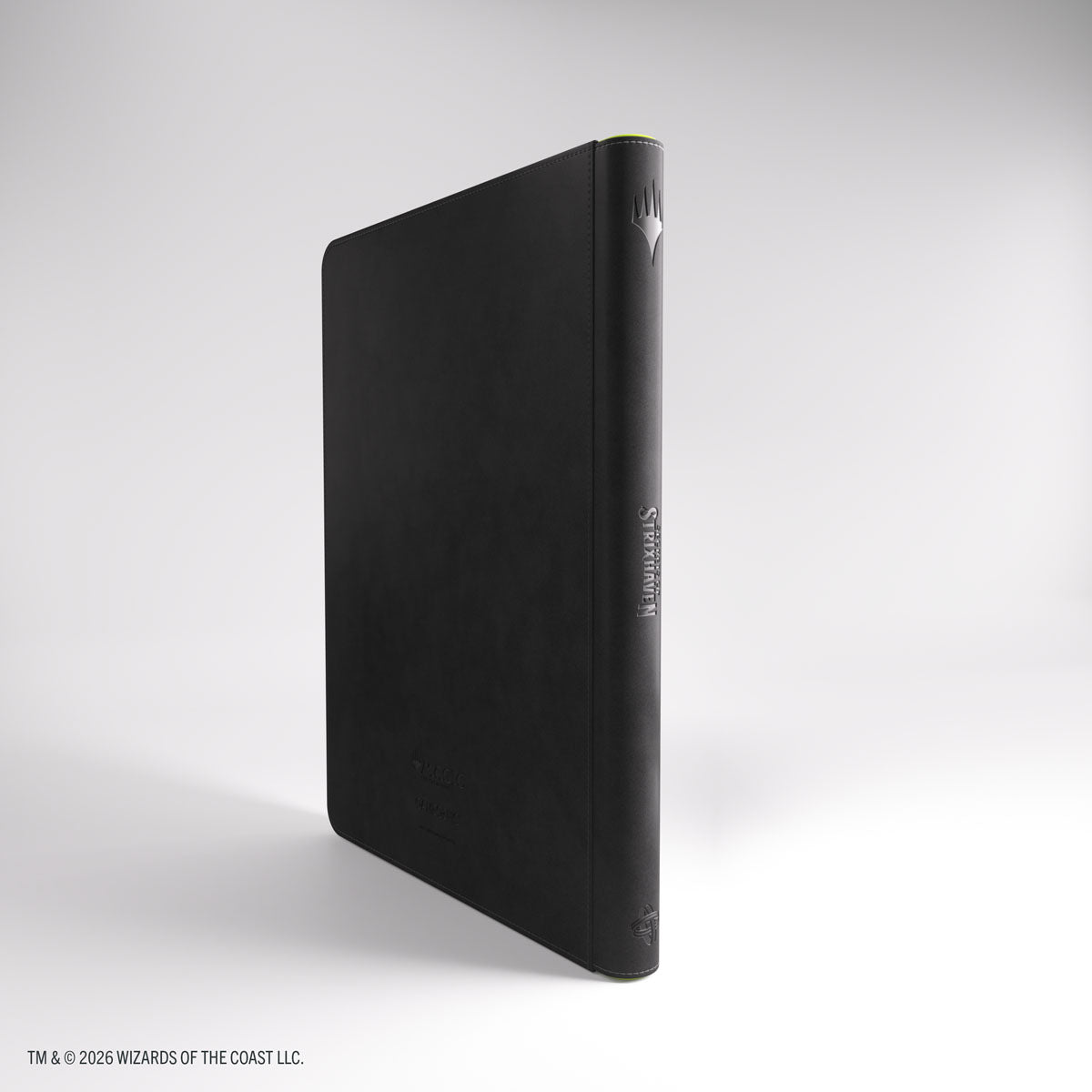 Gamegenic: Magic The Gathering: Secrets Of Strixhaven: Prime Zip-Up Album 18-Pocket: Black And Green
