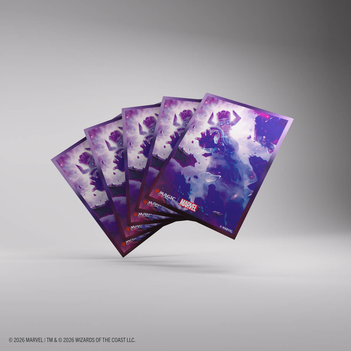 Gamegenic: Magic The Gathering: Msh Marvel Super Heroes: Premium Art Sleeves: Galactus Token image 3