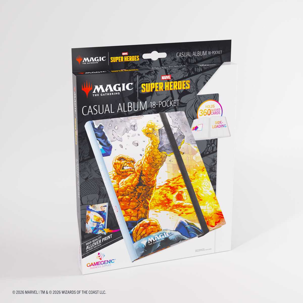 Gamegenic: Magic The Gathering: Msh Marvel Super Heroes: 18-Pocket Casual Album: The Fantastic Four image 2