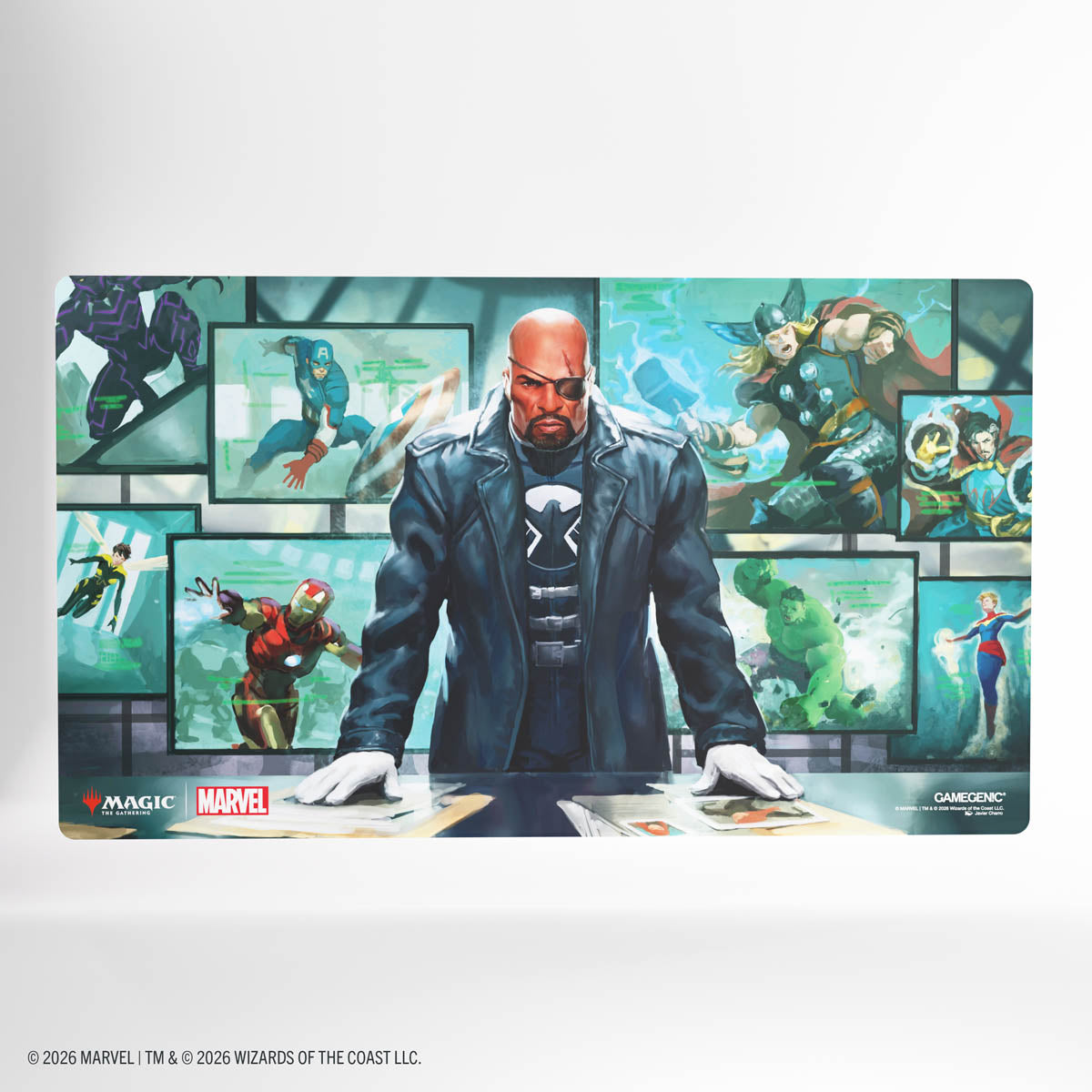 Gamegenic: Magic The Gathering: Msh Marvel Super Heroes: Prime Playmat: Director Nick Fury image 1