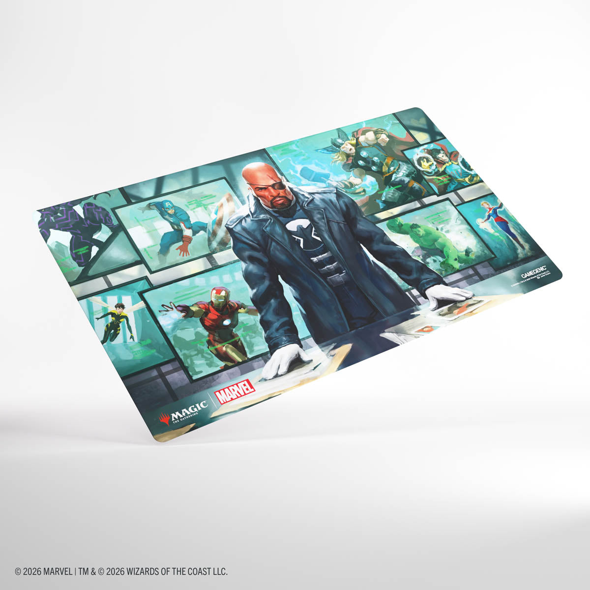 Gamegenic: Magic The Gathering: Msh Marvel Super Heroes: Prime Playmat: Director Nick Fury image 2