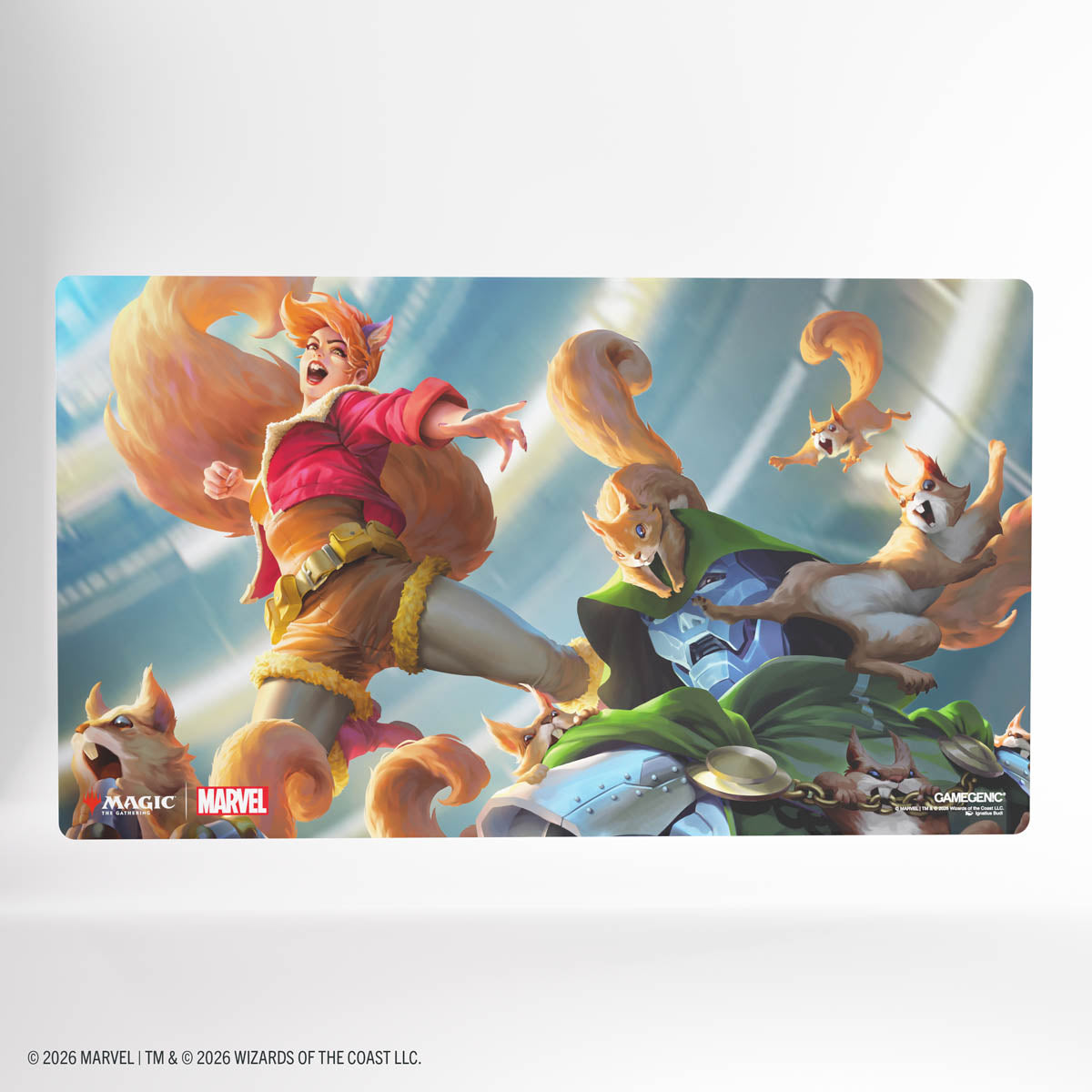 Gamegenic: Magic The Gathering: Msh Marvel Super Heroes: Prime Playmat: Go Nuts! image 1