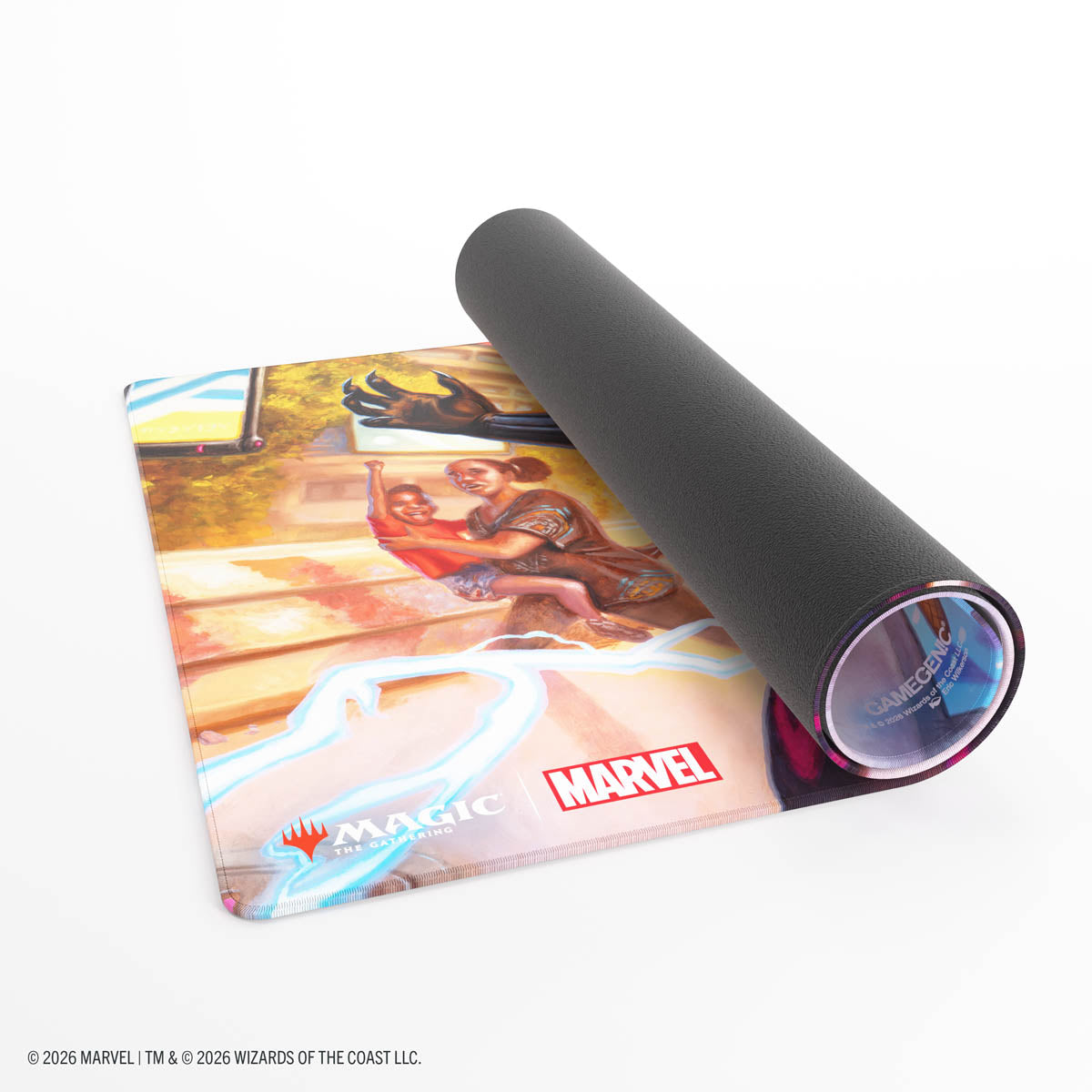Gamegenic: Magic The Gathering: Msh Marvel Super Heroes: Shiny Playmat: Striking Black Panther image 3