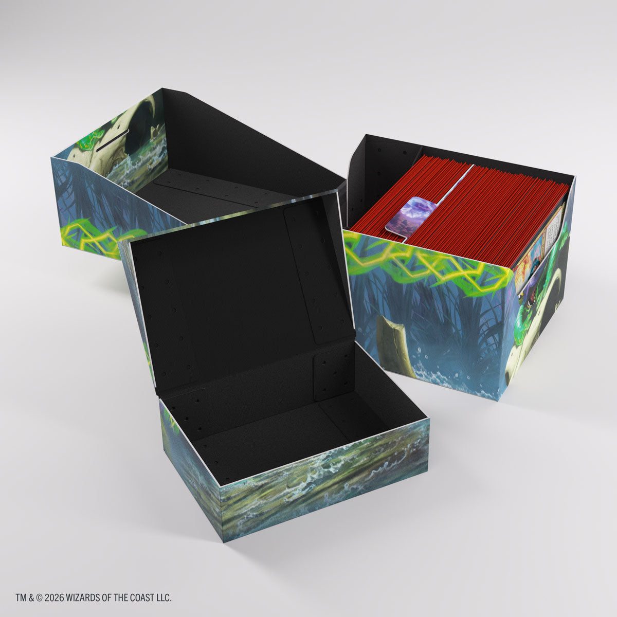 Gamegenic: Magic The Gathering: Secrets Of Strixhaven: Soft Crate 100 Xl Sideloading: Character 3 And Commander 5
