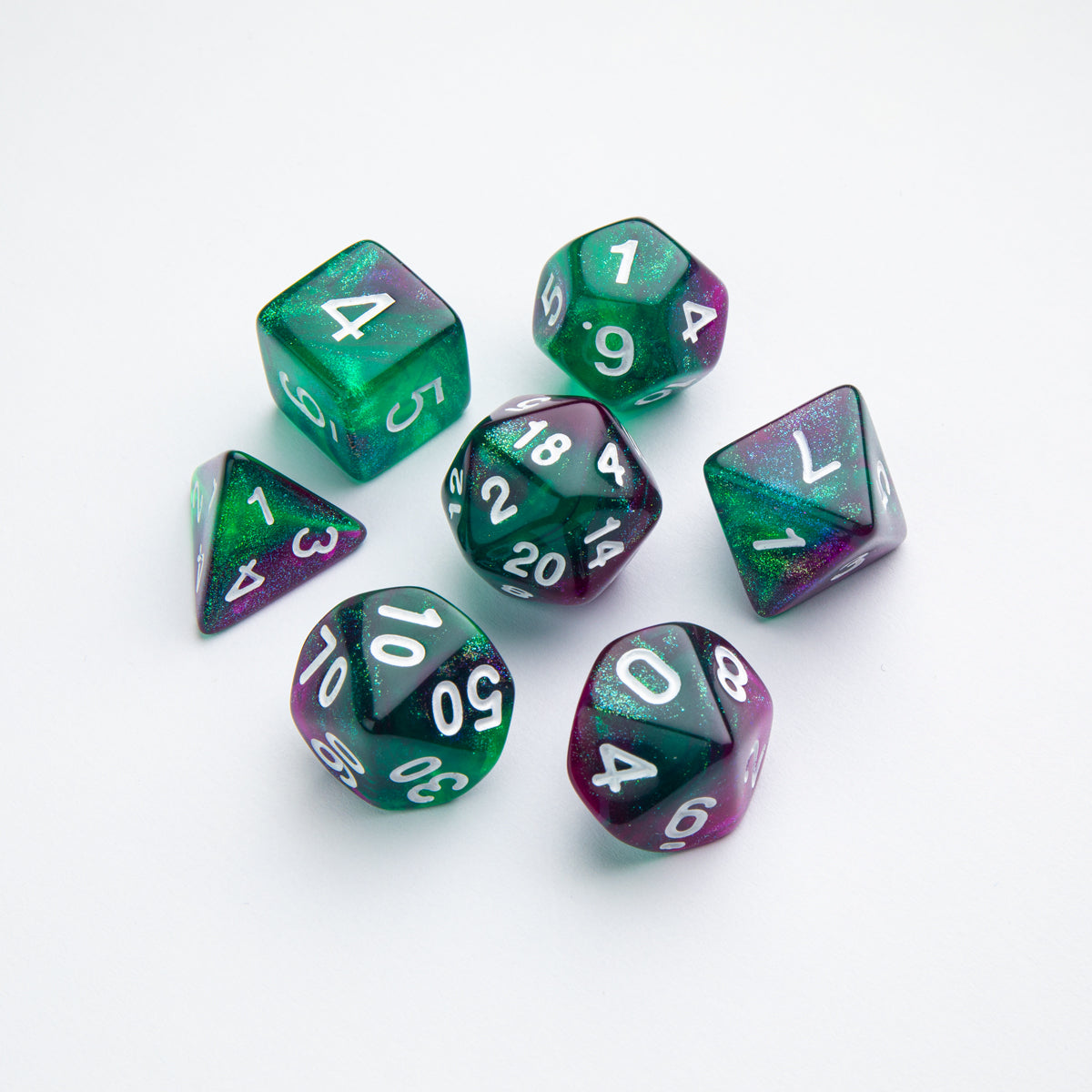 Dice: 7-Set: Galaxy Series: Aurora