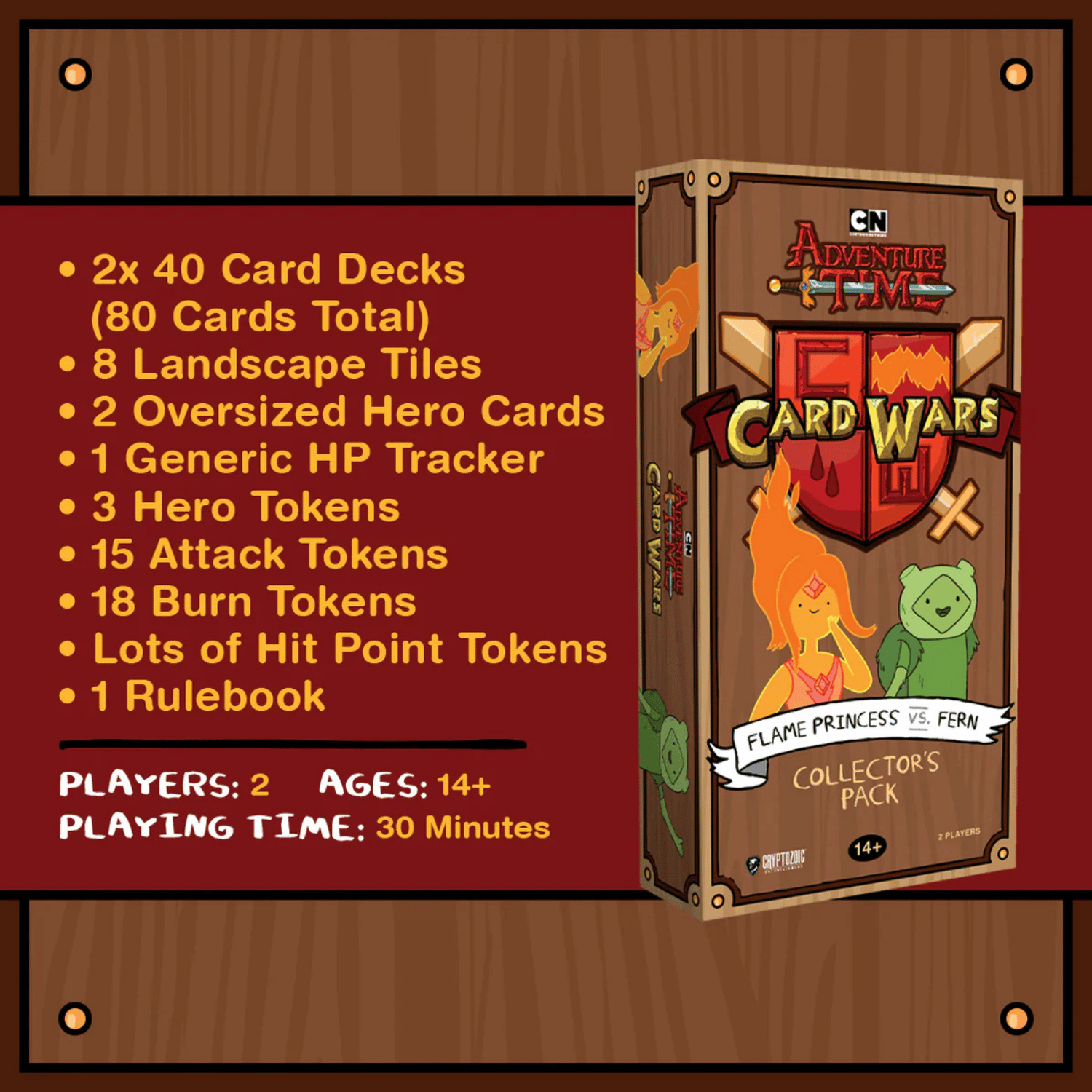 Adventure Time: Card Wars - Flame Princess vs Fern - Collector's Pack