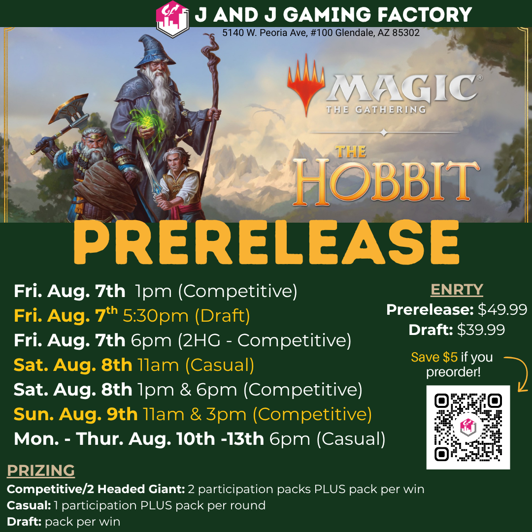 Magic The Gathering - The Hobbit Prerelease EVENT