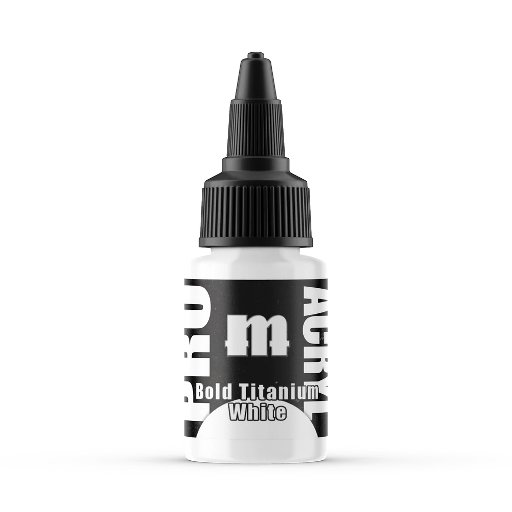 Pro Acryl Paint: Bold Titanium White