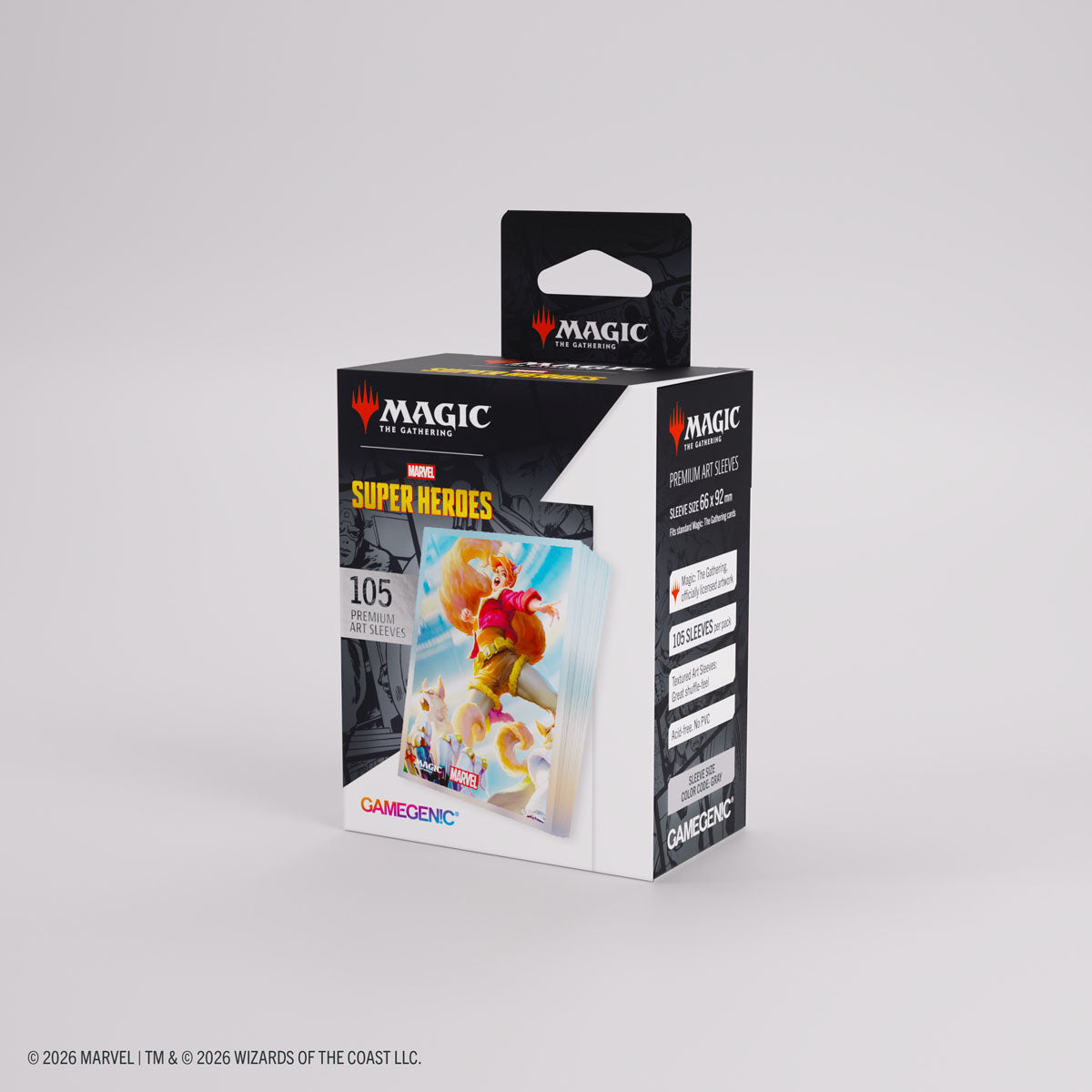 Gamegenic: Magic The Gathering: Msh Marvel Super Heroes: Premium Art Sleeves: Go Nuts! image 5
