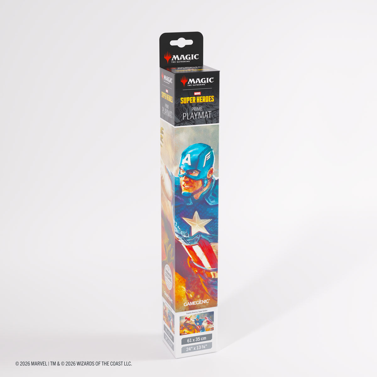 Gamegenic: Magic The Gathering: Msh Marvel Super Heroes: Prime Playmat: Captain America Super-Soldier image 8
