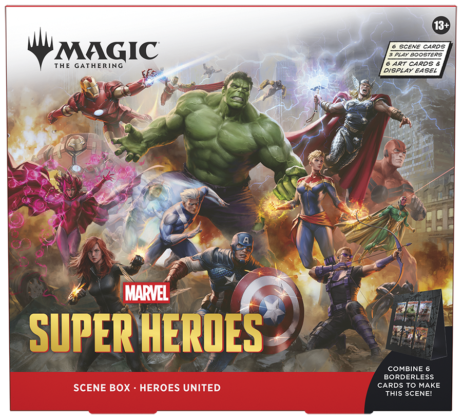 Magic The Gathering: Msh Marvel Super Heroes Scene Box (Heroes United)