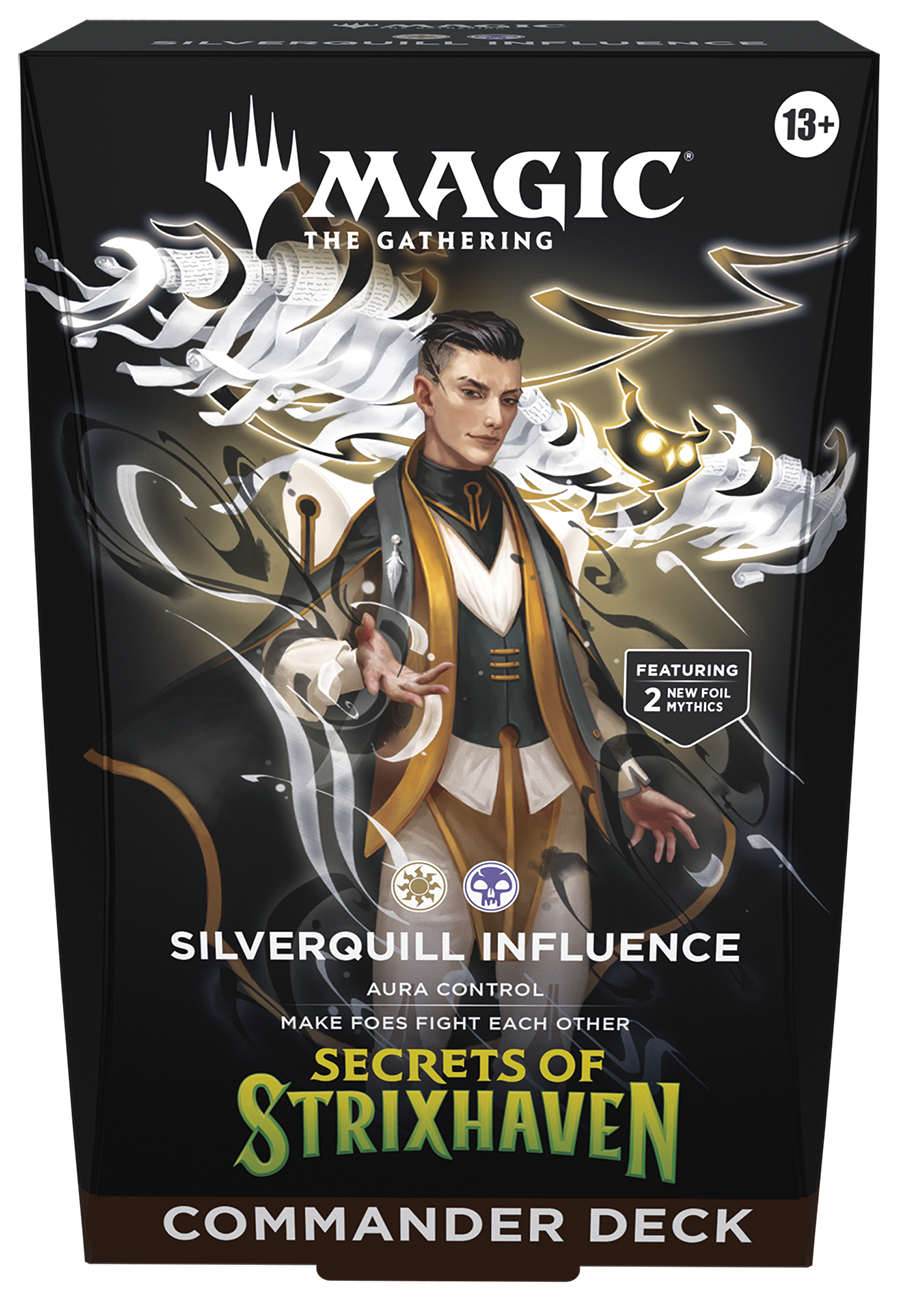 Magic The Gathering: Secrets Of Strixhaven Commander Deck - Silverquill Influence