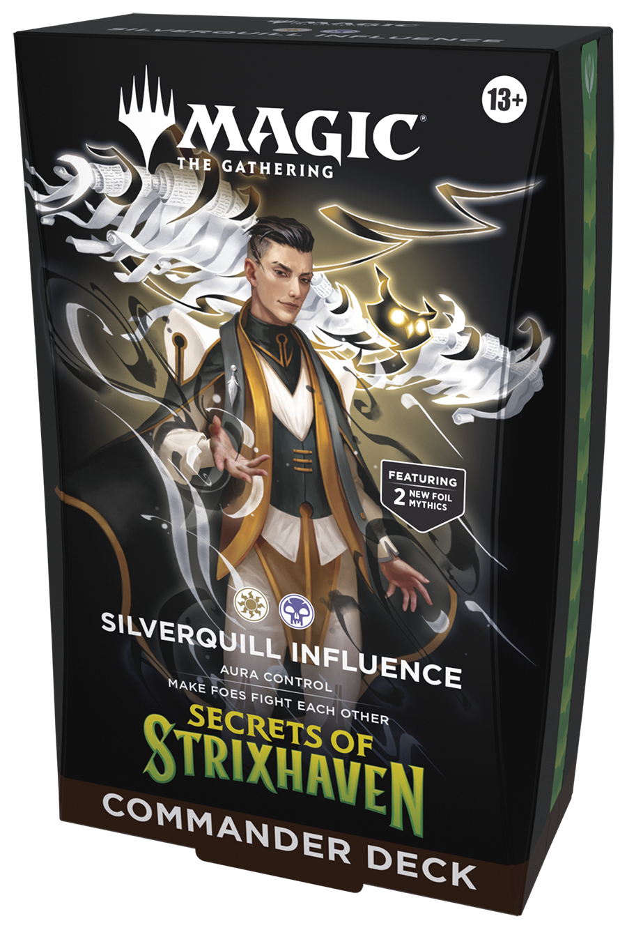 Magic The Gathering: Secrets Of Strixhaven Commander Deck - Silverquill Influence