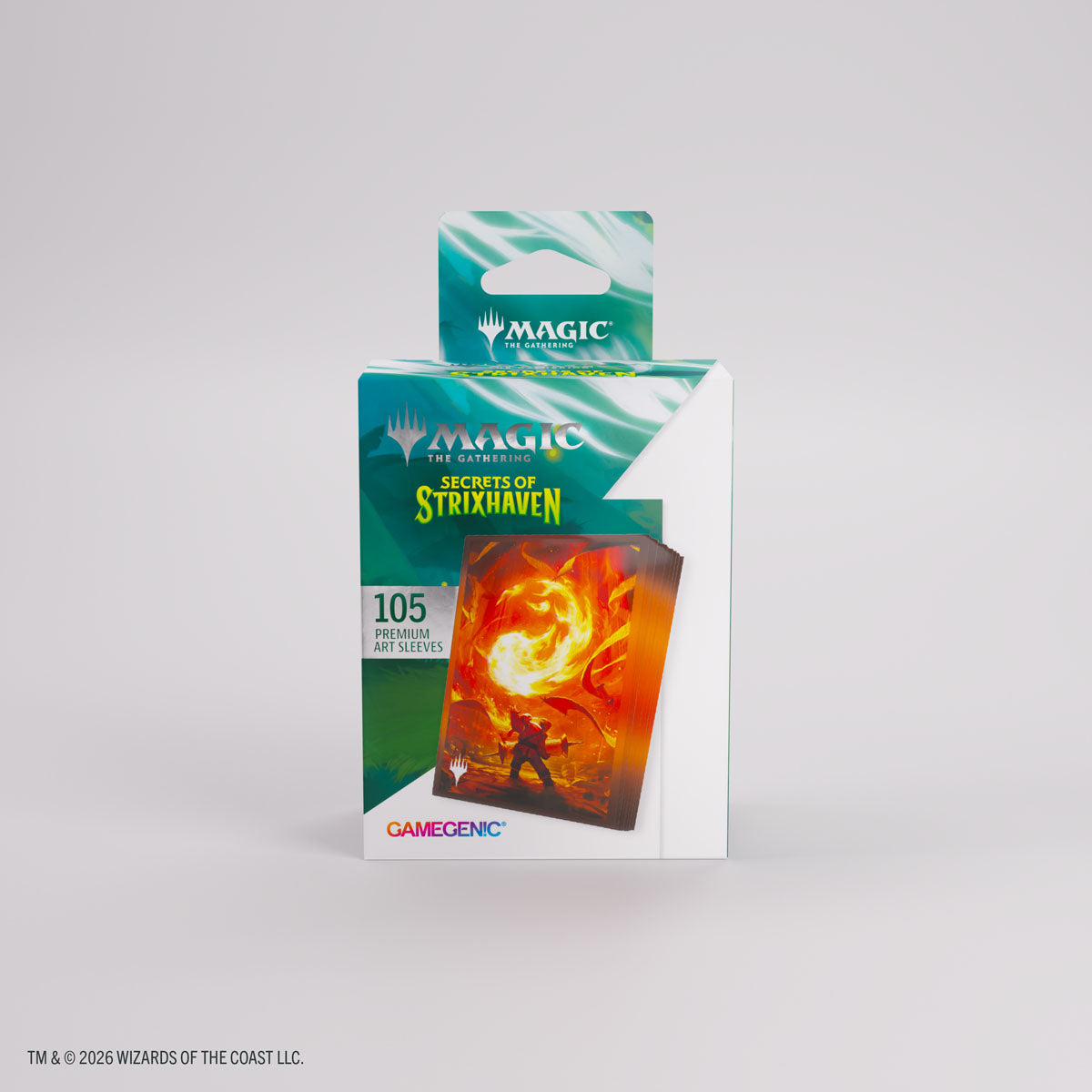Gamegenic: Magic The Gathering: Secrets Of Strixhaven: Premium Art Sleeves: Mana 4 Box