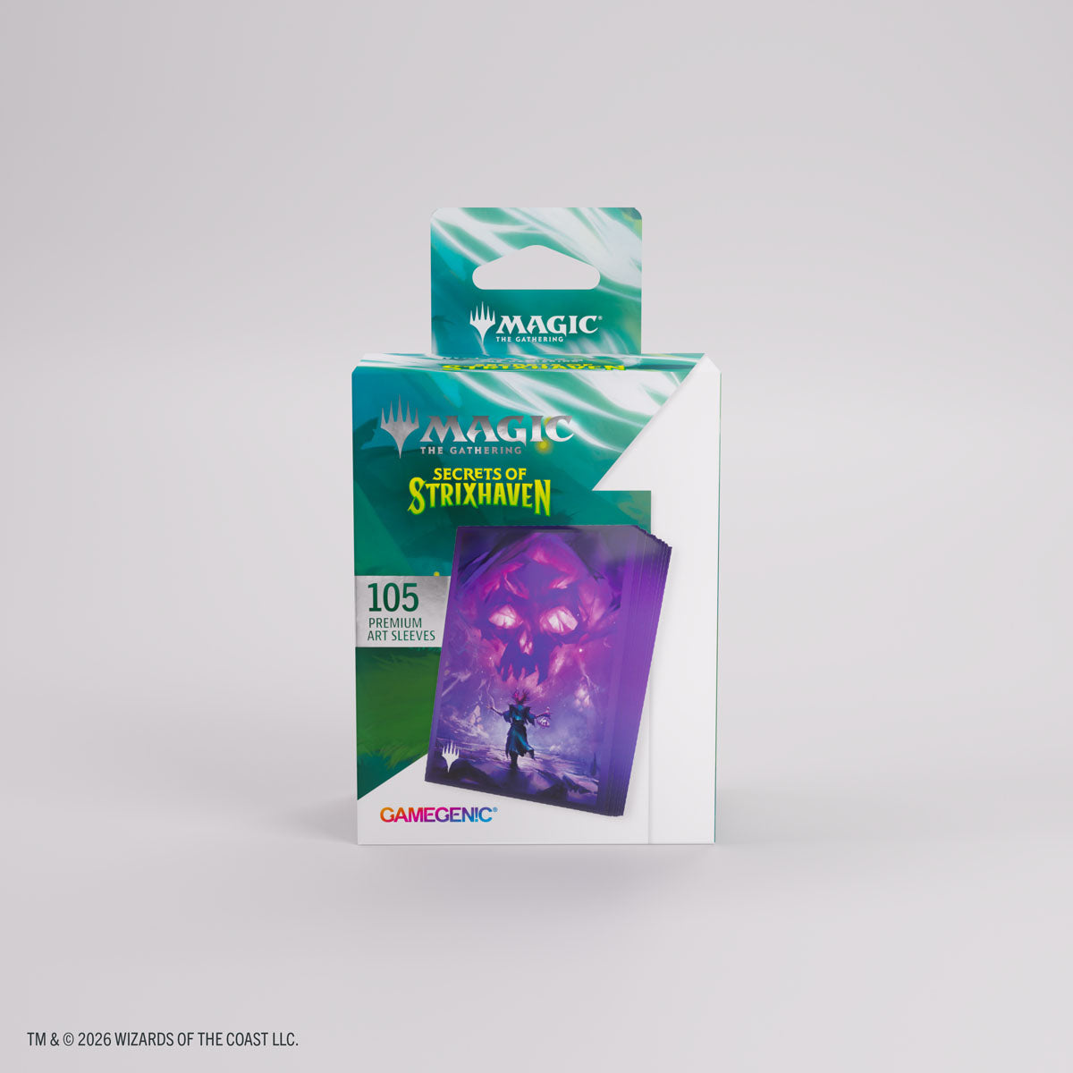 Gamegenic: Magic The Gathering: Secrets Of Strixhaven: Premium Art Sleeves: Mana 3 Box