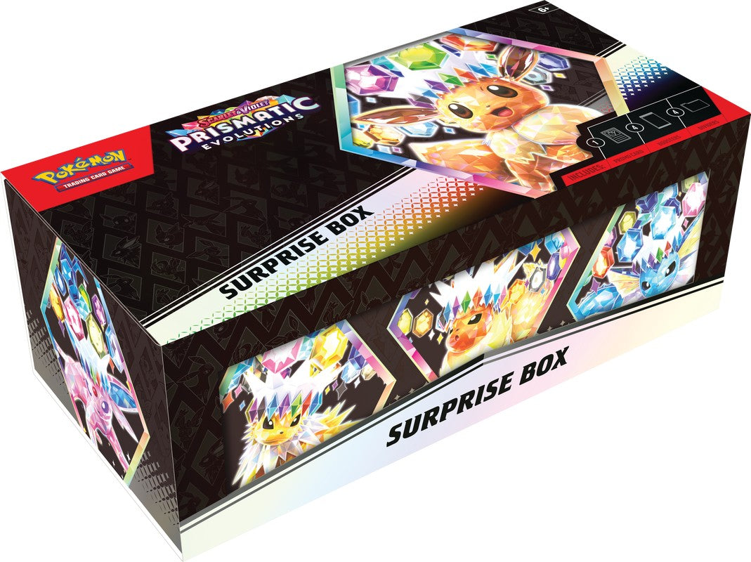 Pokemon Scarlet and Violet 8.5 Prismatic Evolutions Surprise Box