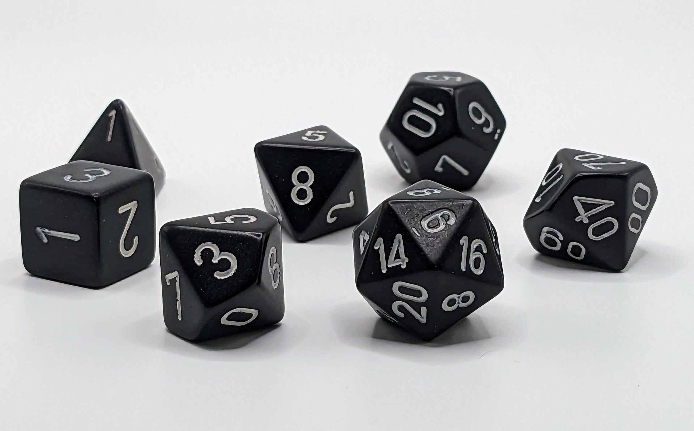 Dice: Chessex Opaque Black/White