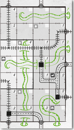 Railroad Ink: Eldritch Expansion Pack