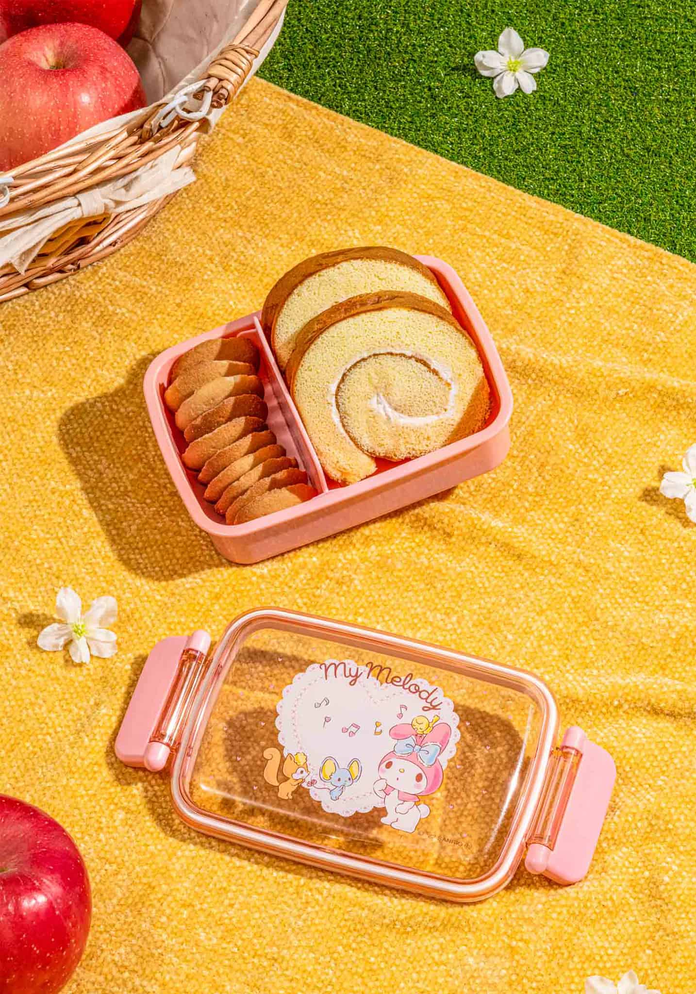 My Melody Bento Lunch Box 15.22oz (Music)