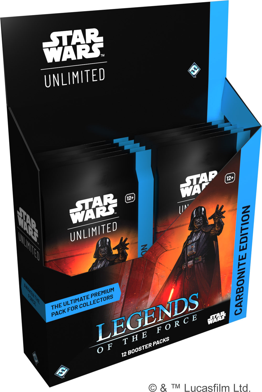 Star Wars: Unlimited - Legends of the Force Carbonite Booster Display