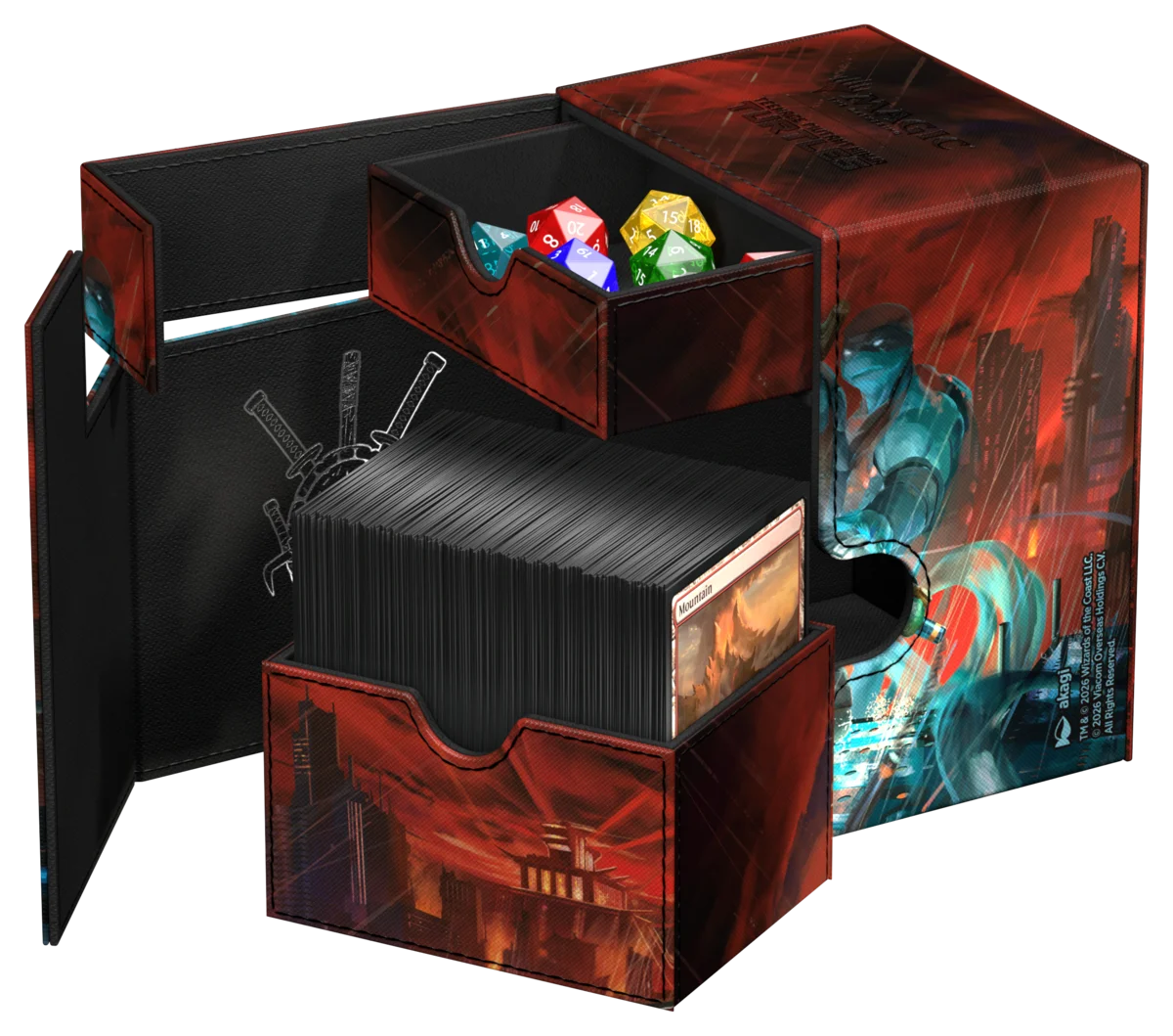 Magic the Gathering x Teenage Mutant Ninja Turtles- Flip n Tray 133+ XenoSkin : The Last Ronin