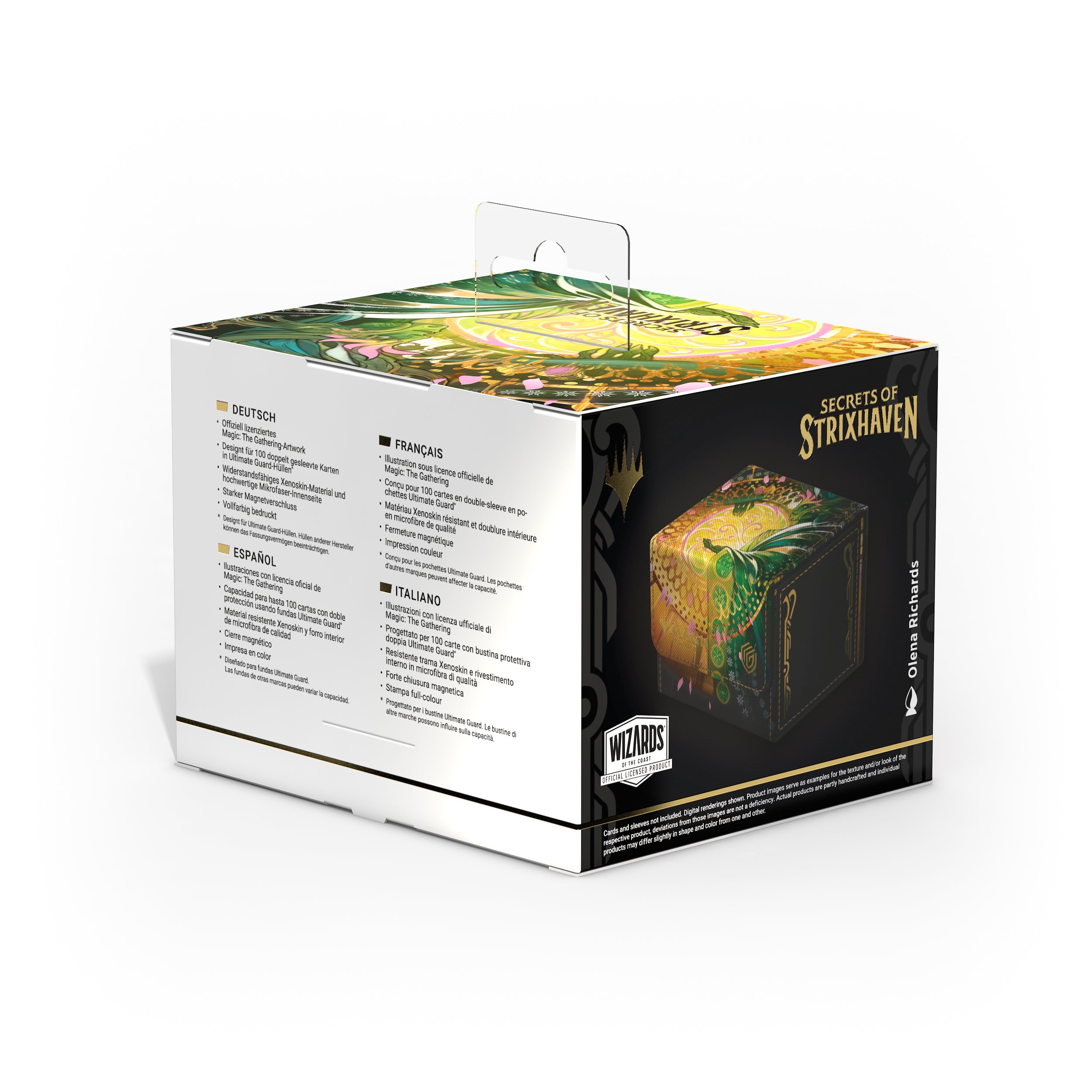 Ultimate Guard: Magic The Gathering: SOS Secrets Of Strixhaven: Sidewinder 100 Xenoskin: Green Rare (Alternate Art)