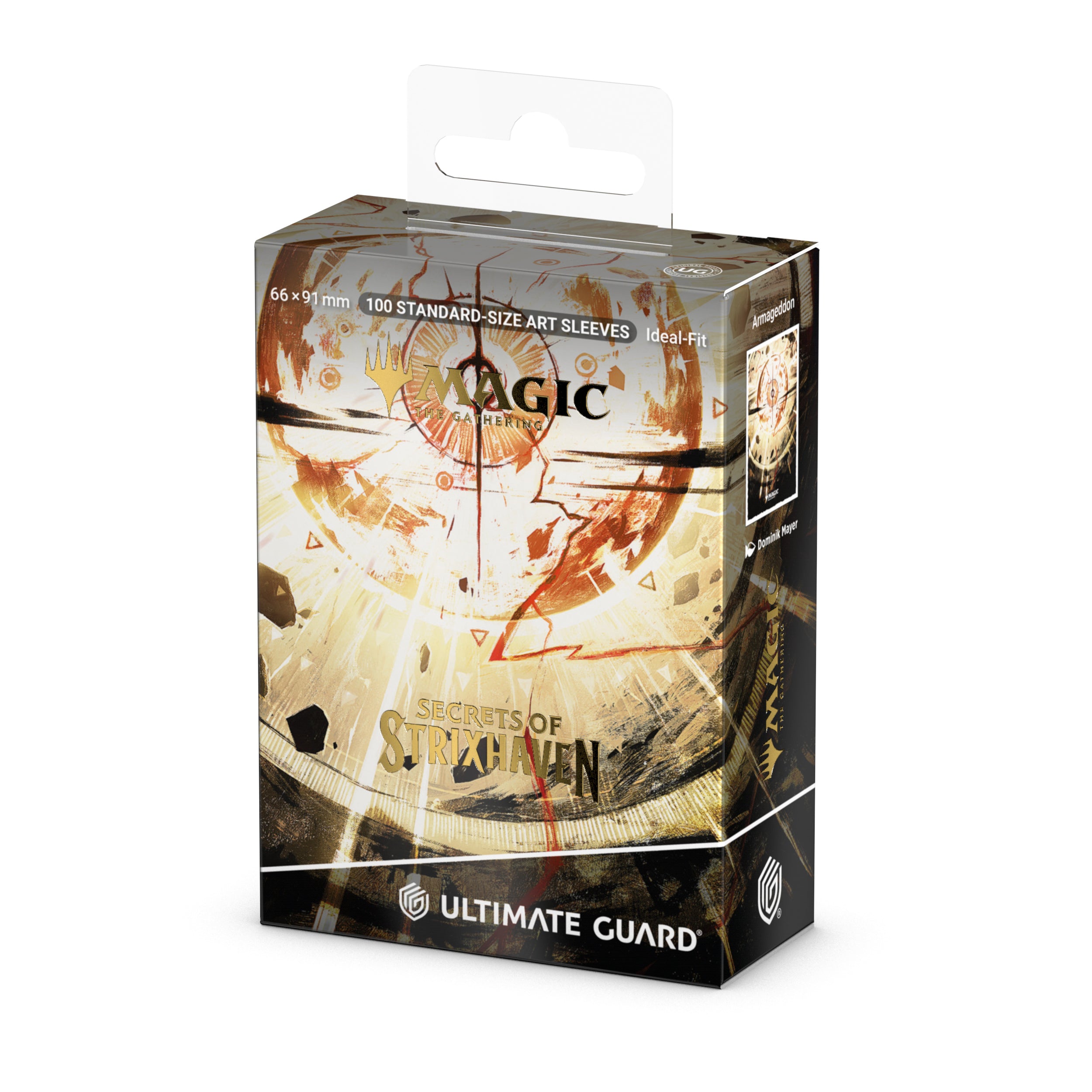 Ultimate Guard: Magic The Gathering: SOS Secrets Of Strixhaven: Art Sleeves: White Mythic (Alternate Art) Box