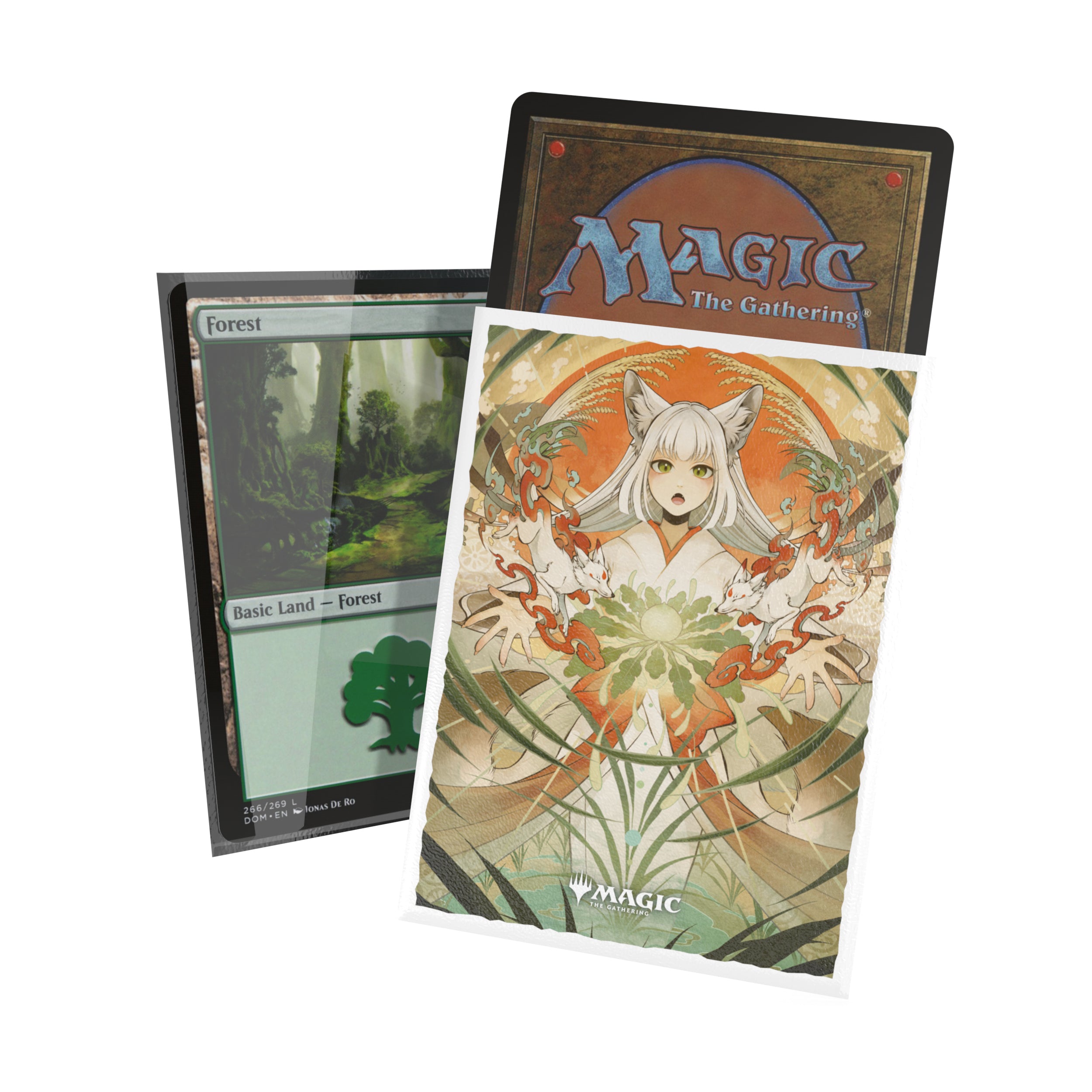 Ultimate Guard: Magic The Gathering: SOS Secrets Of Strixhaven: Art Sleeves: Green Rare (Alternate Art) Box