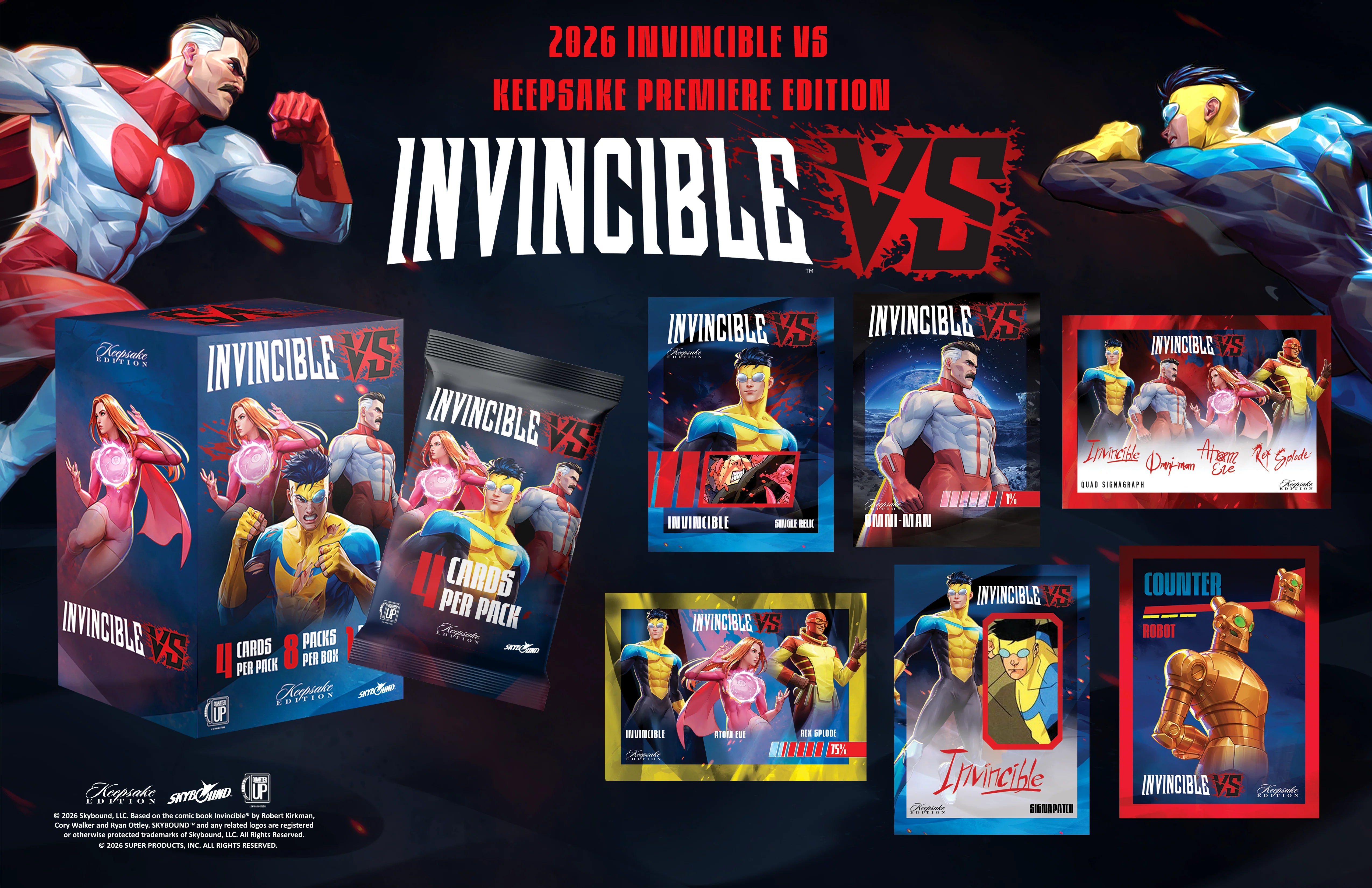 Invincible VS Keepsake Premiere Collector’s 8 Pack Box