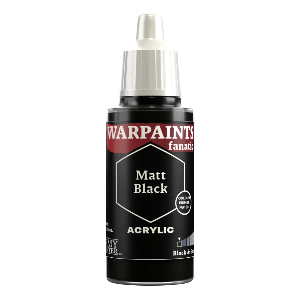 Army Painter Warpaints Fanatic: Matt Black