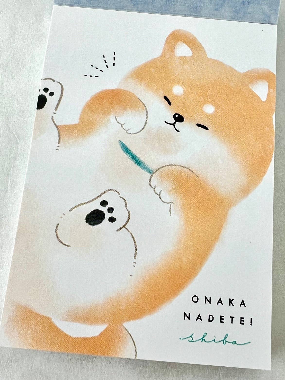 CRUX Shiba Dog Mini Notepad-10