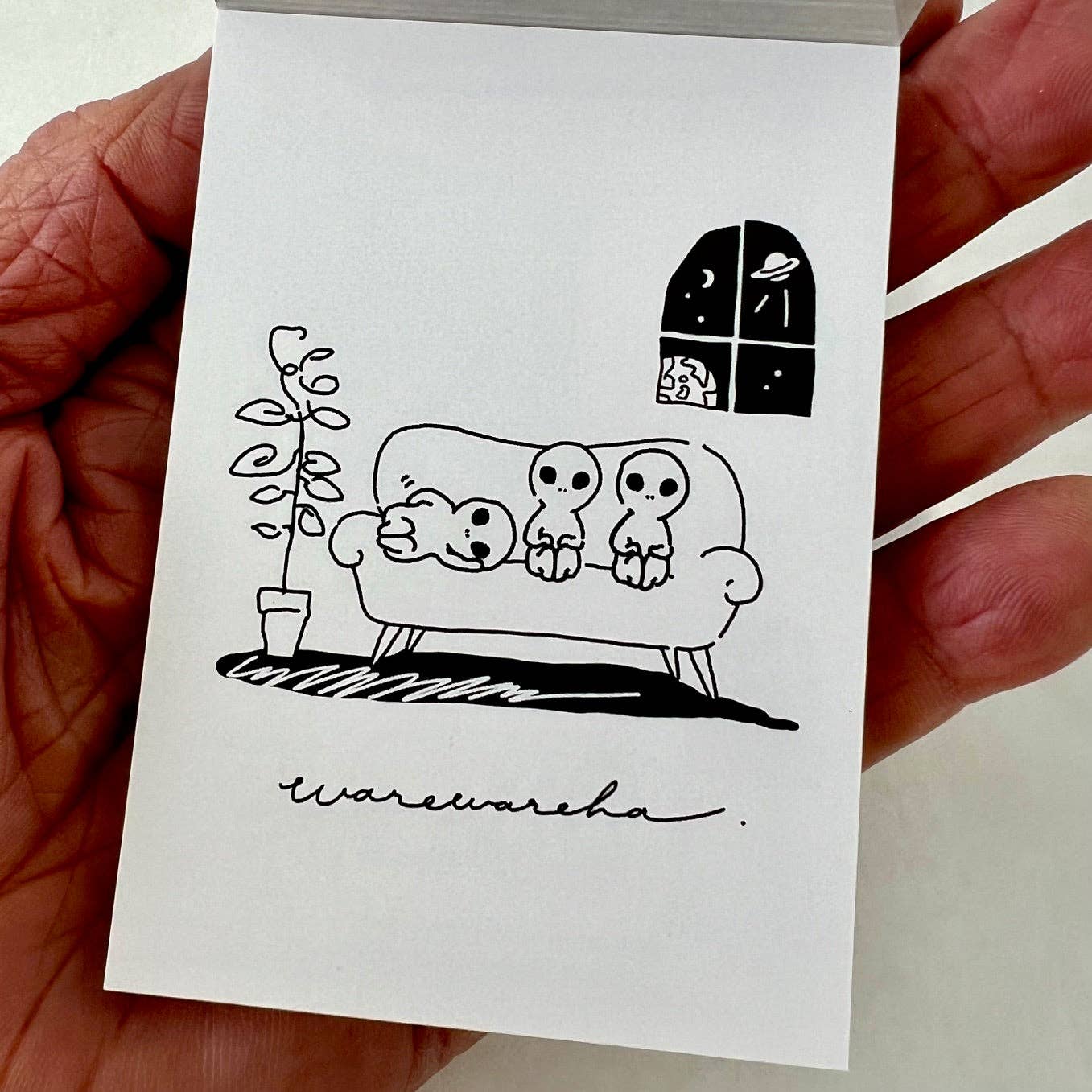 CRUX Relax Aliens Mini Notepad-10